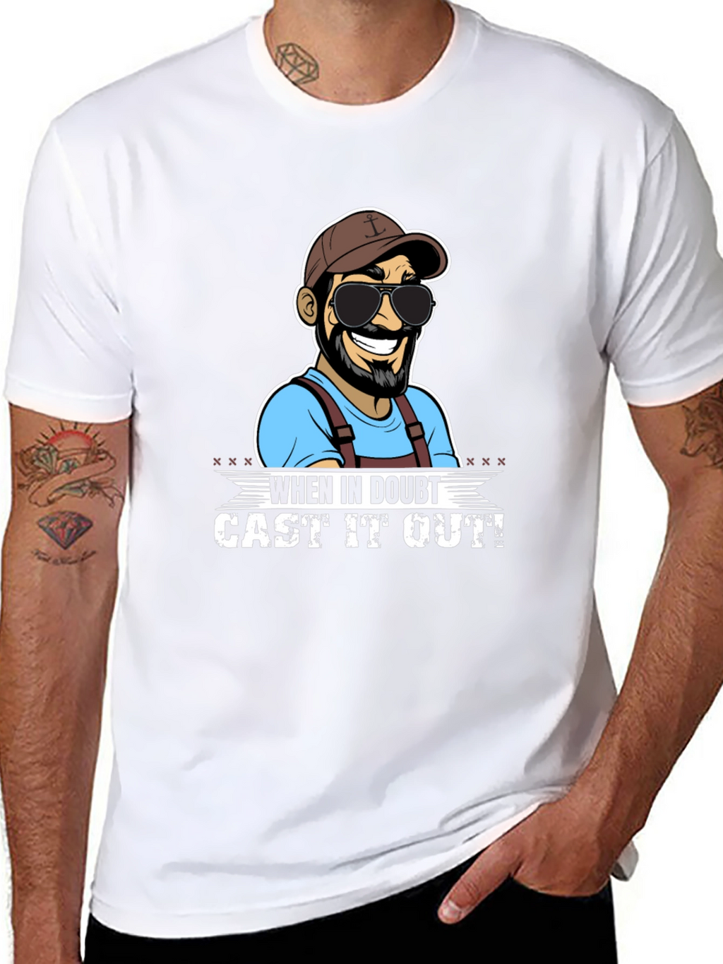 Cast it Out T-Shirt - Fisherman Humor Tee