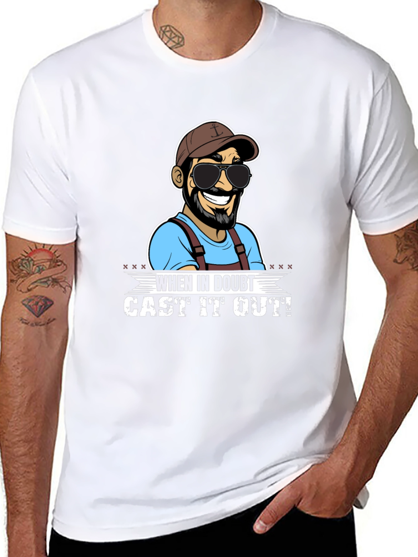 Cast it Out T-Shirt - Fisherman Humor Tee