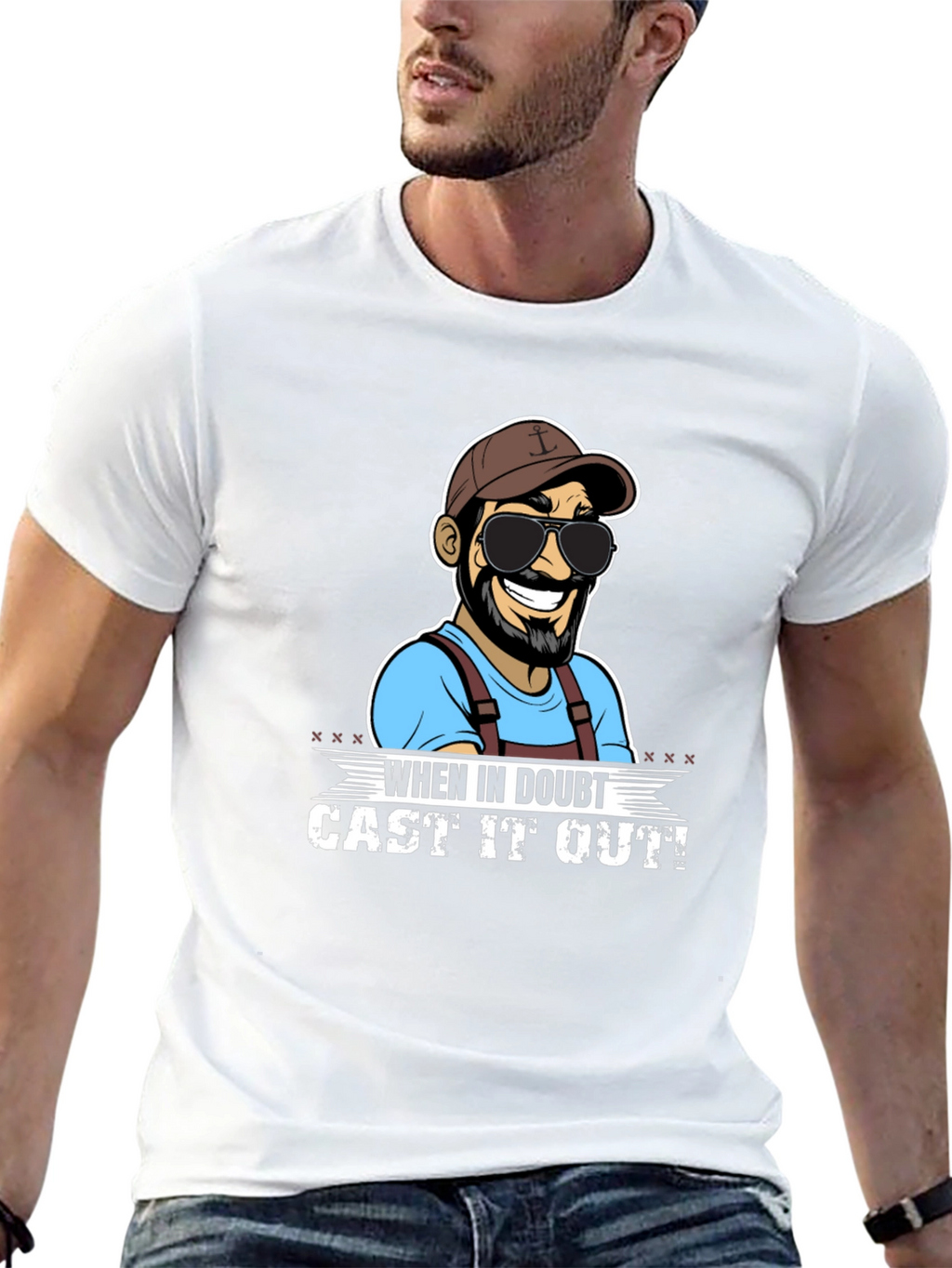 Cast it Out T-Shirt - Fisherman Humor Tee