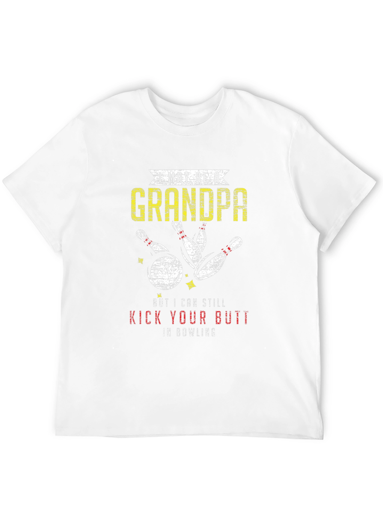 Grandpa Bowling T-Shirt Funny Bowler Gift