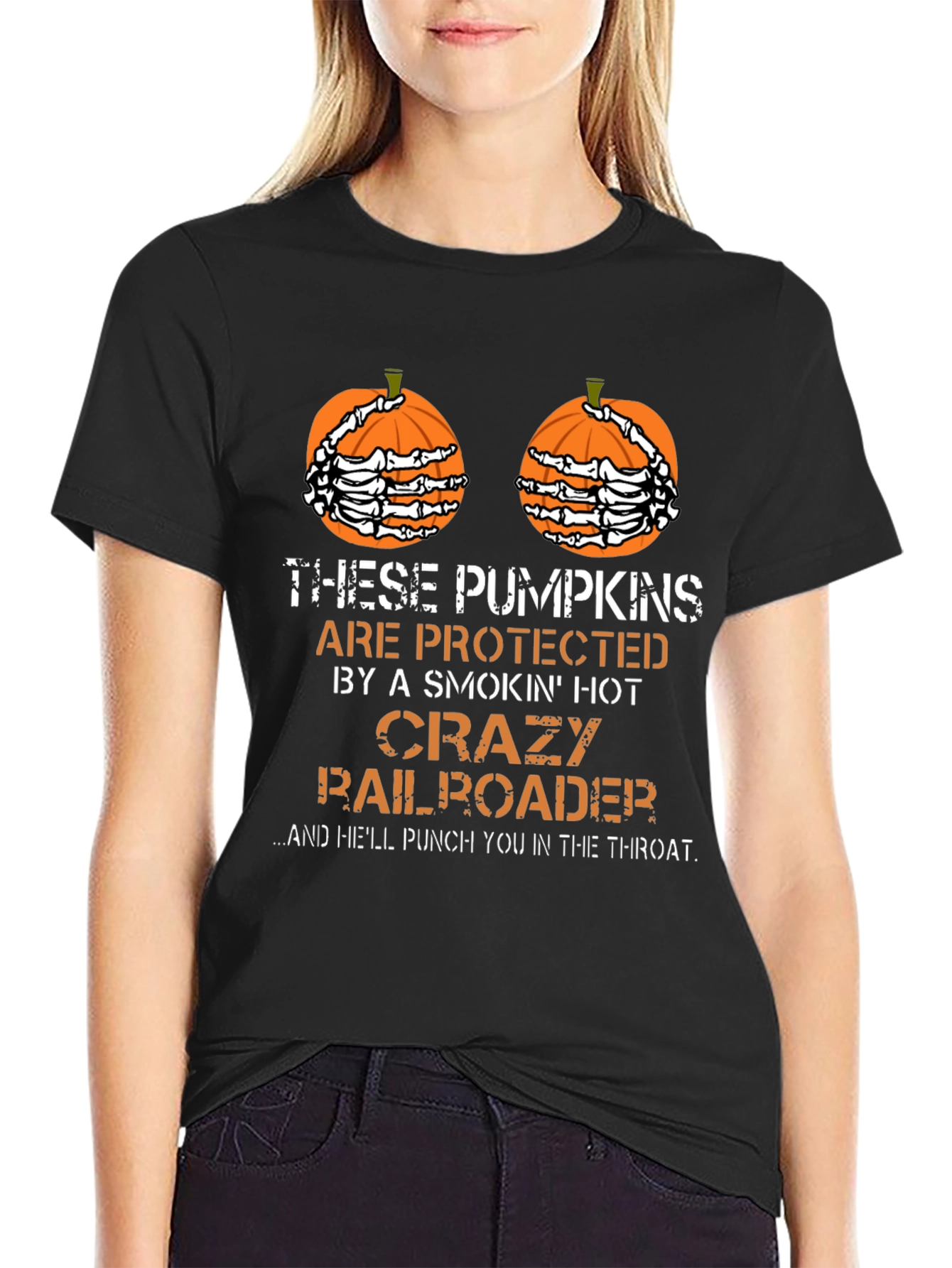 Funny Halloween Pumpkin T-Shirt