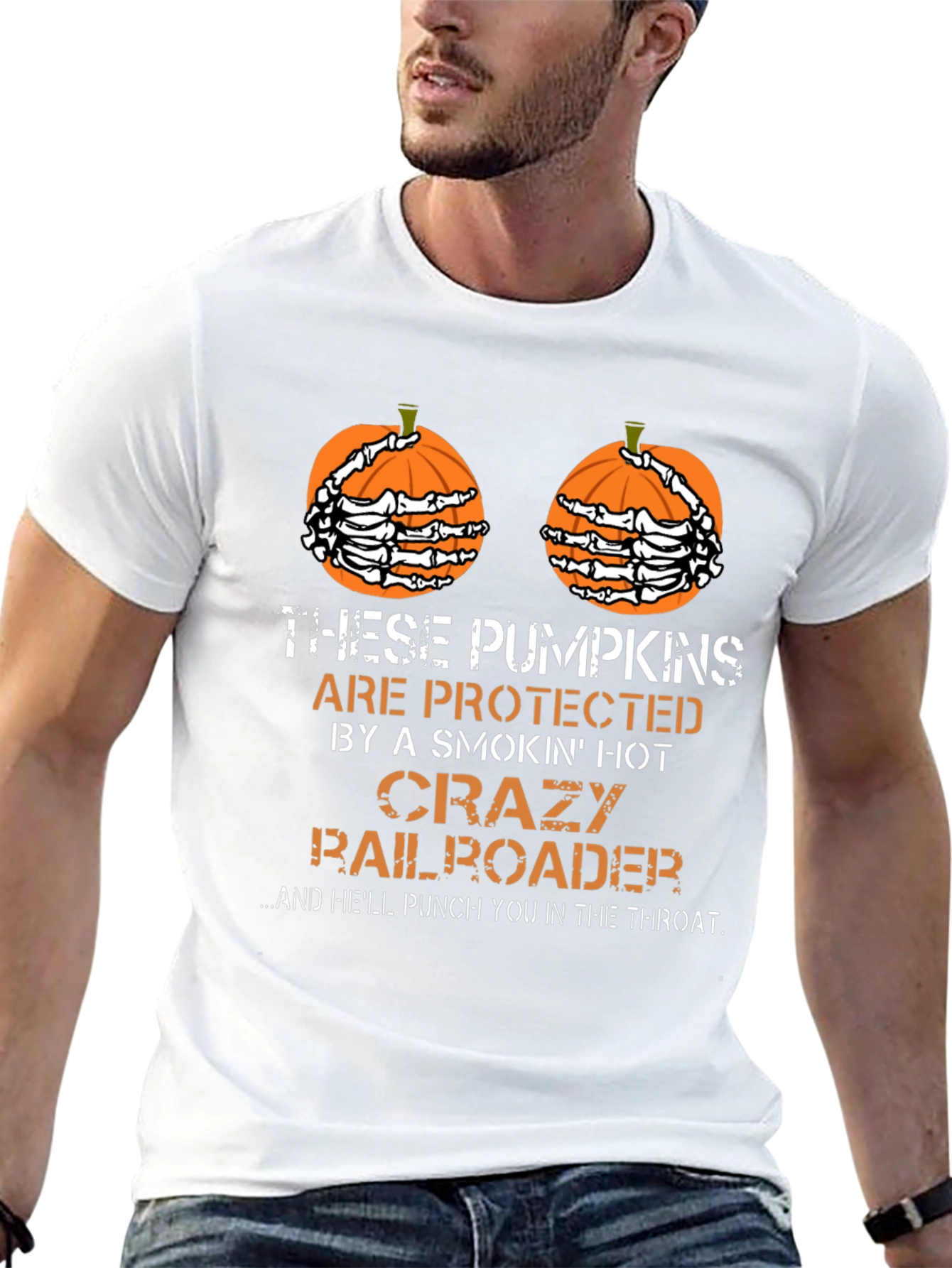Funny Halloween Pumpkin T-Shirt