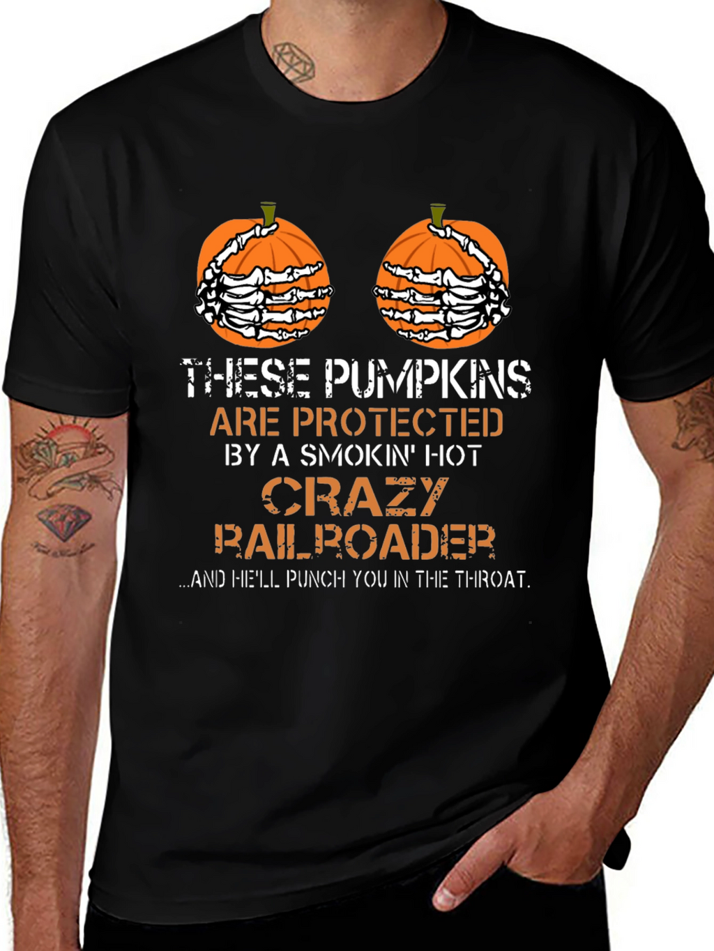 Funny Halloween Pumpkin T-Shirt