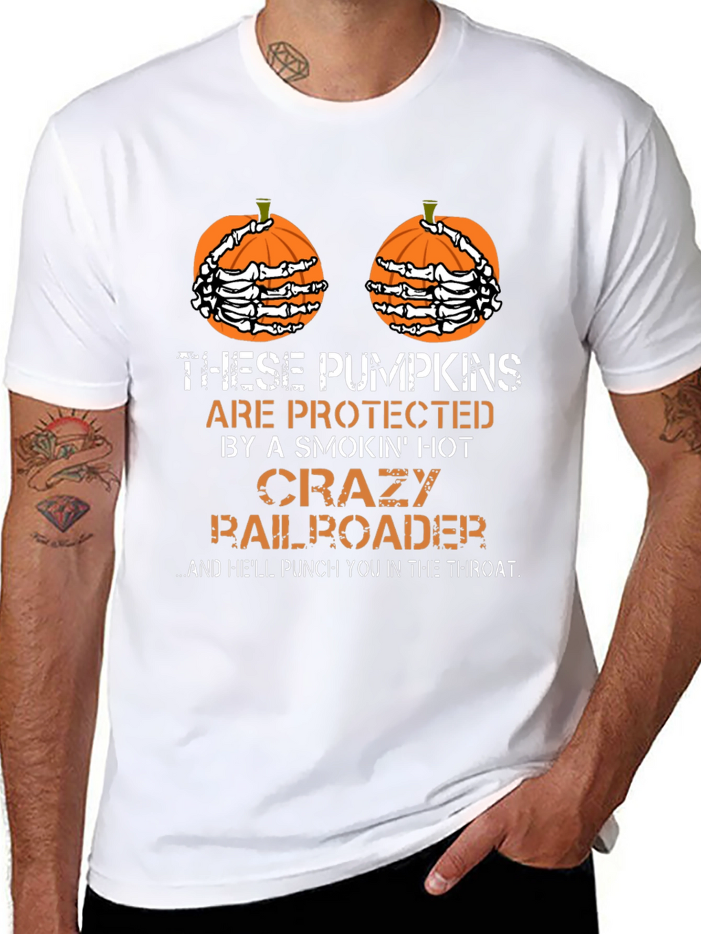 Funny Halloween Pumpkin T-Shirt