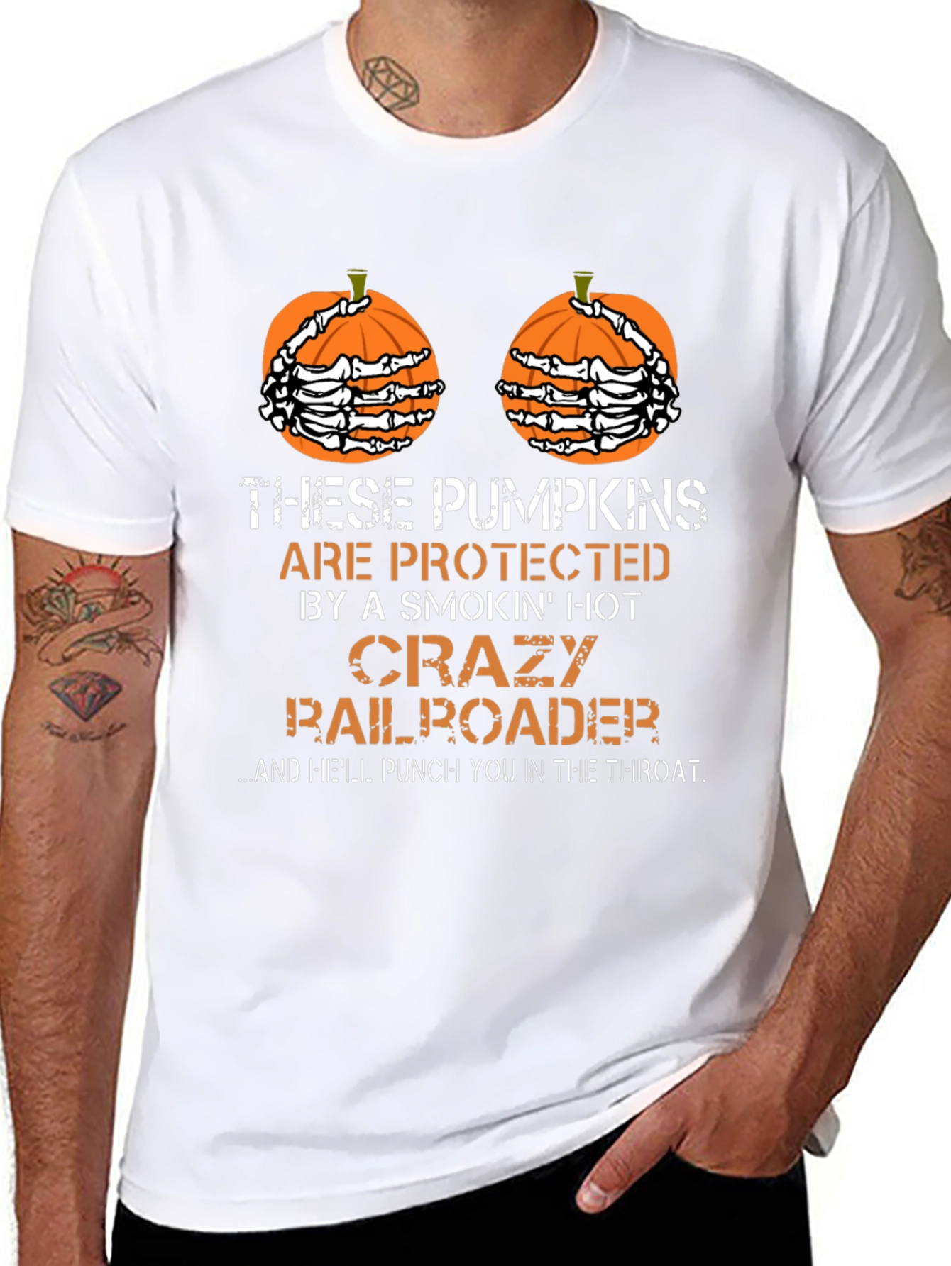 Funny Halloween Pumpkin T-Shirt