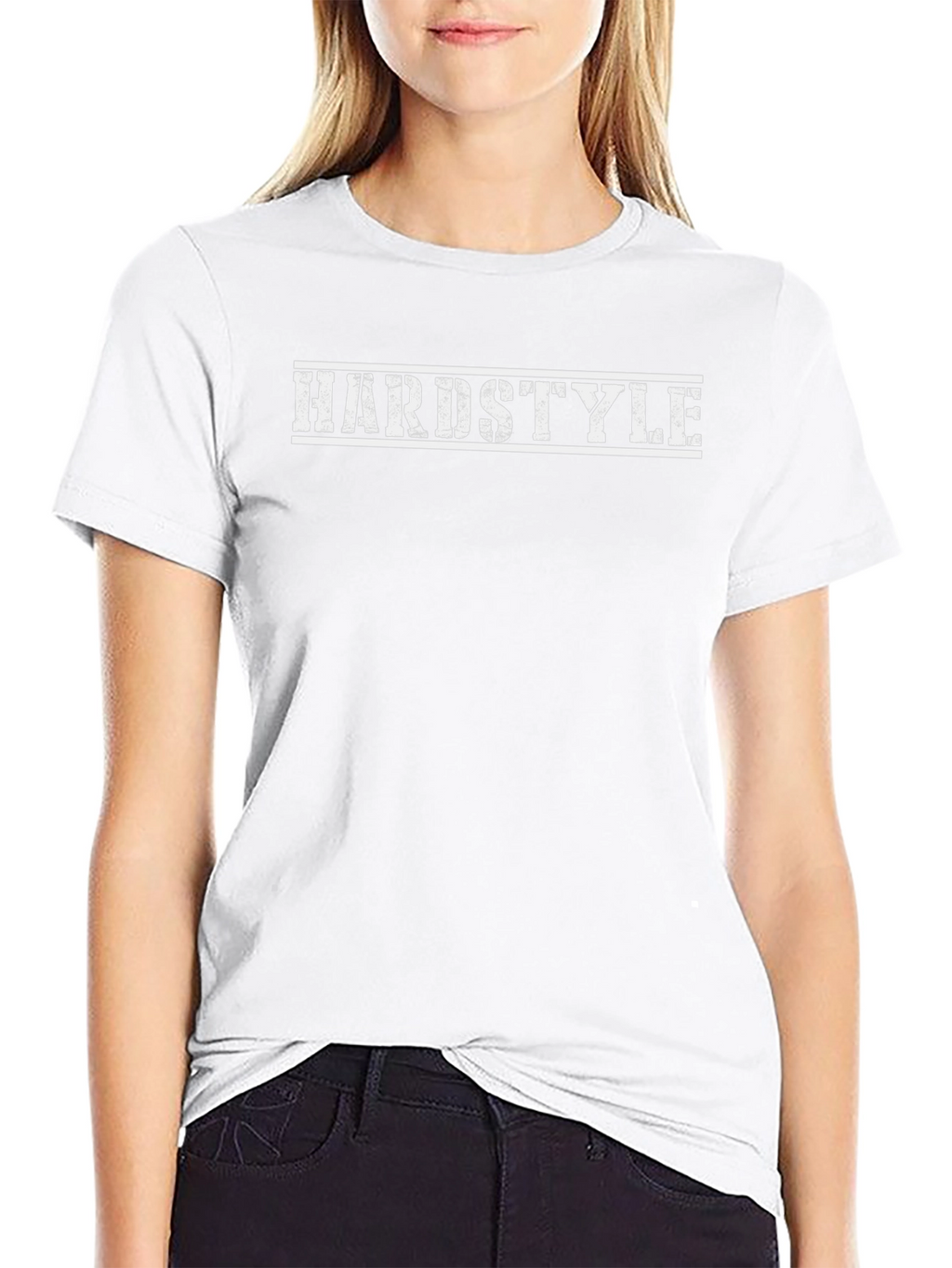 Hardstyle Graphic Print Crew Neck Tee