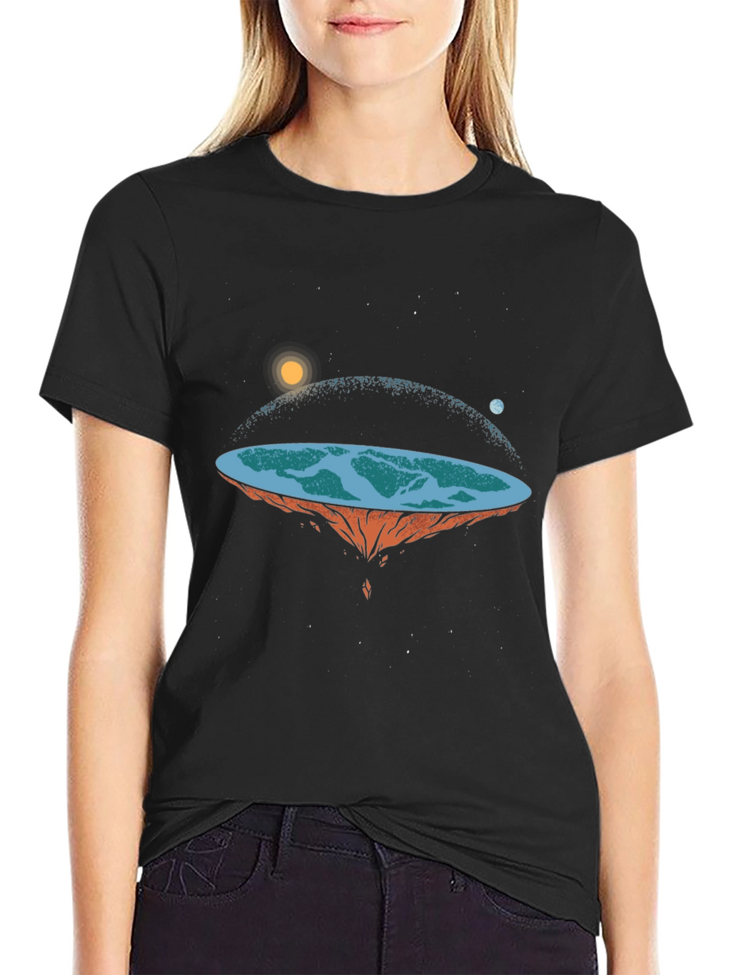 Flat Earth Graphic Tee