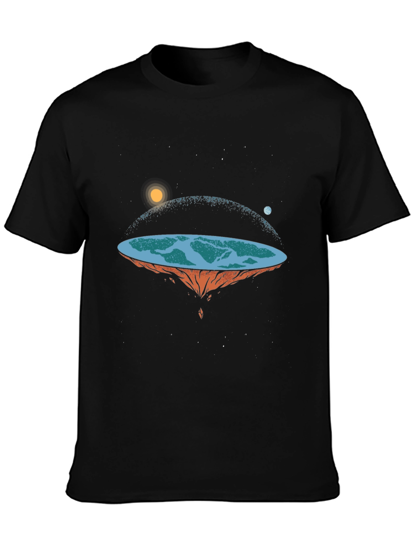 Flat Earth Graphic Tee