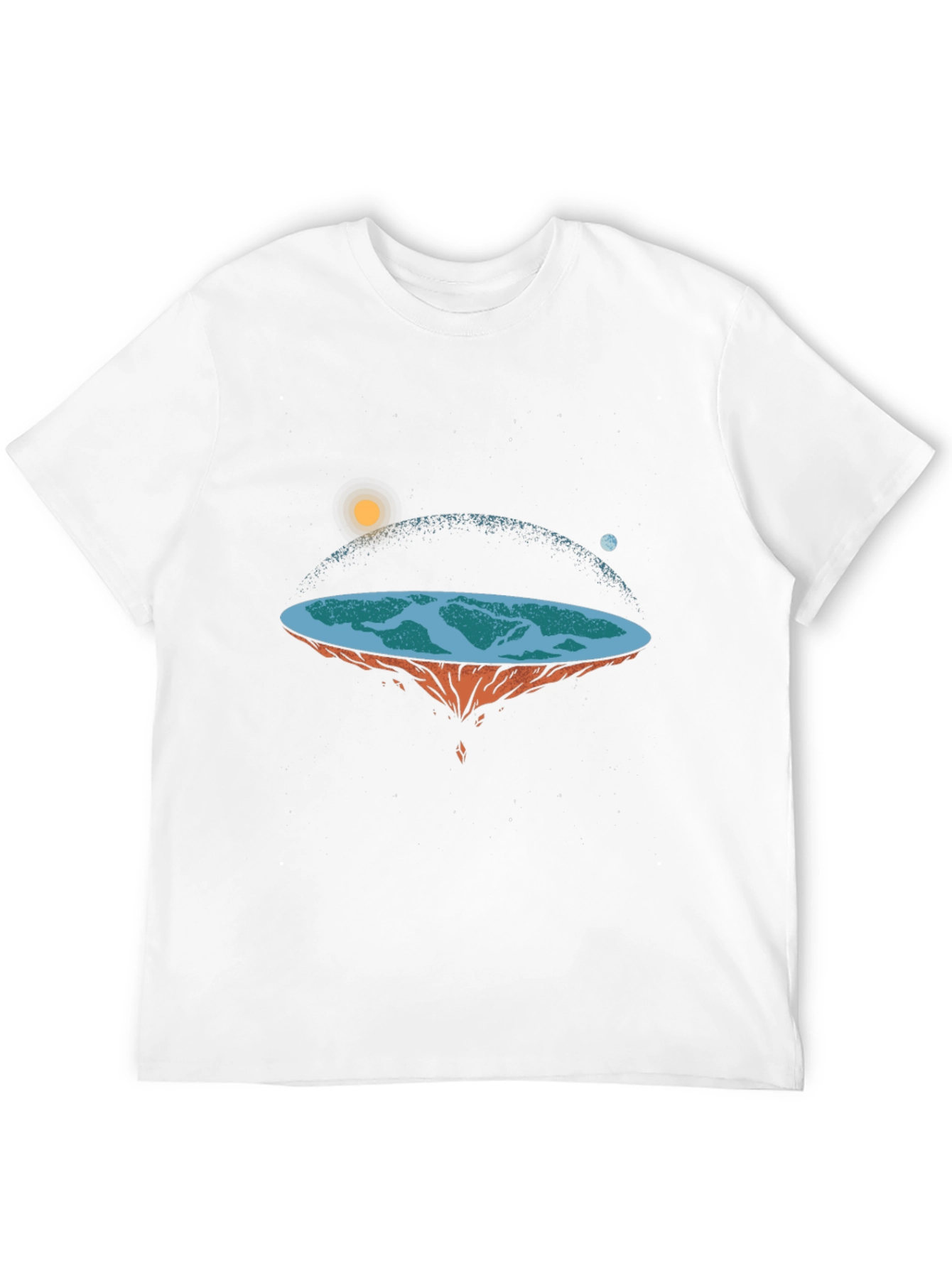 Flat Earth Graphic Tee