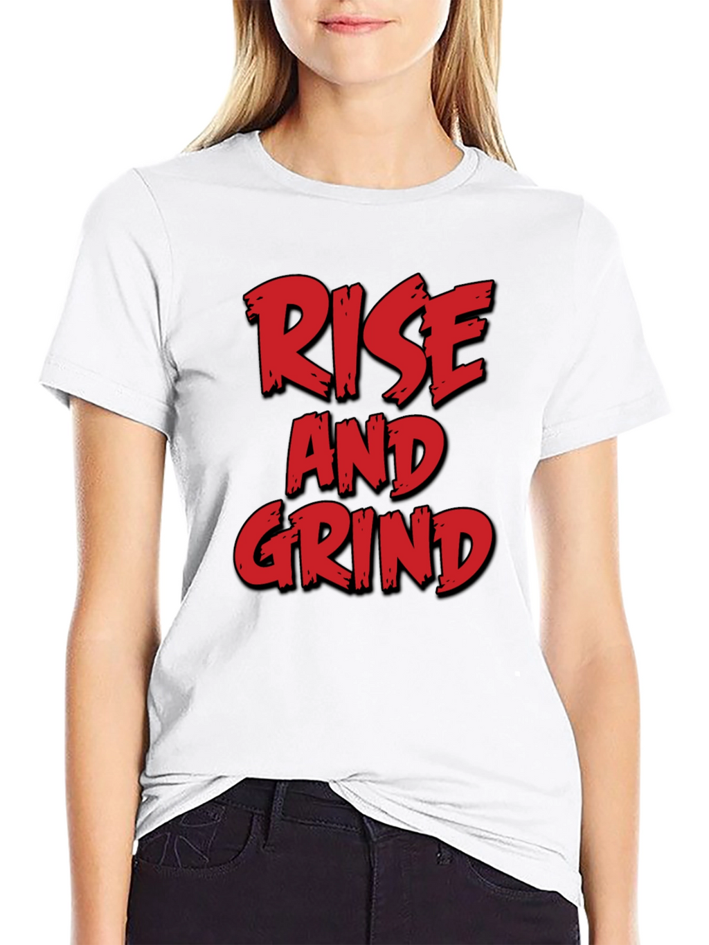 Rise and Grind Graphic Tee - Black T-Shirt