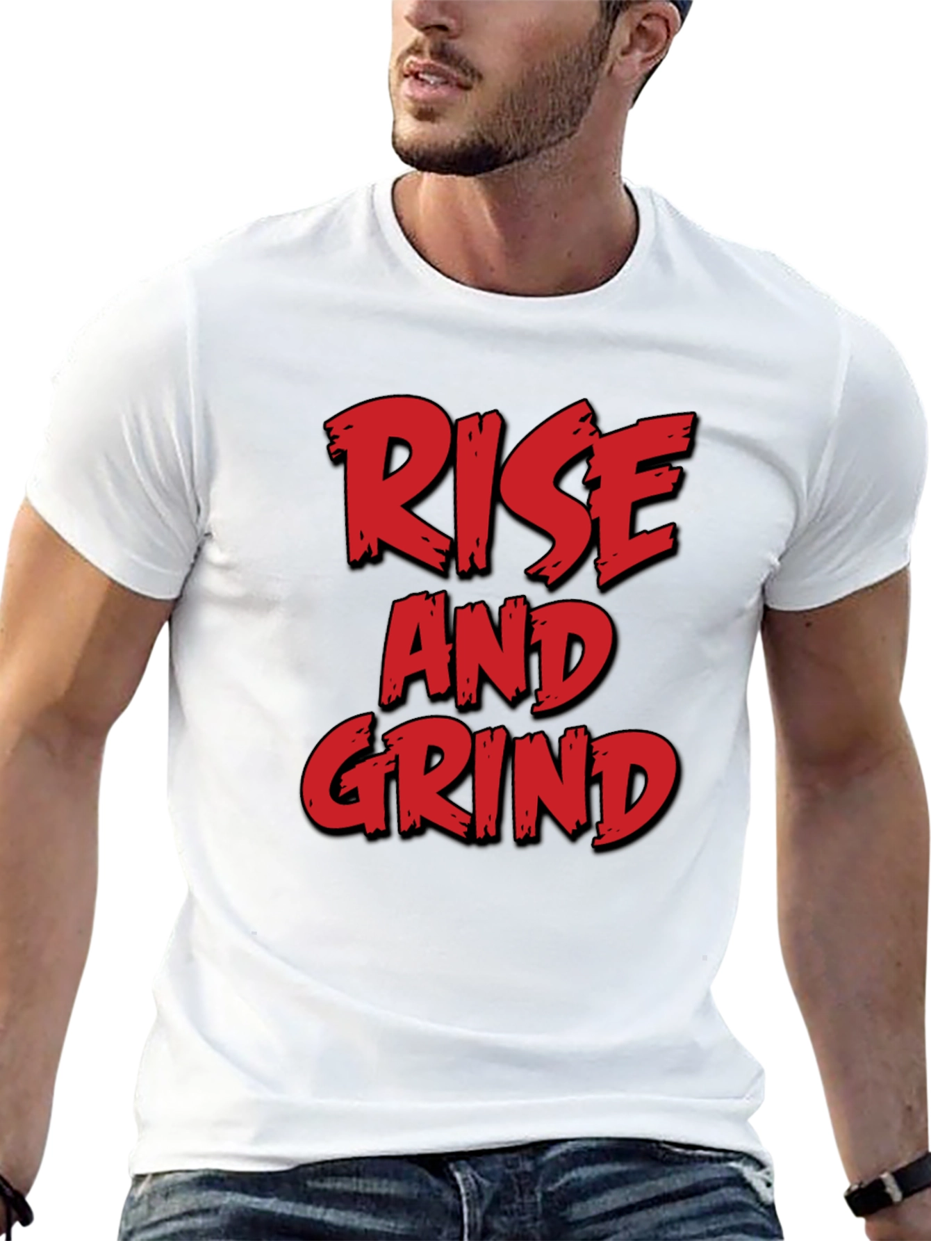 Rise and Grind Graphic Tee - Black T-Shirt