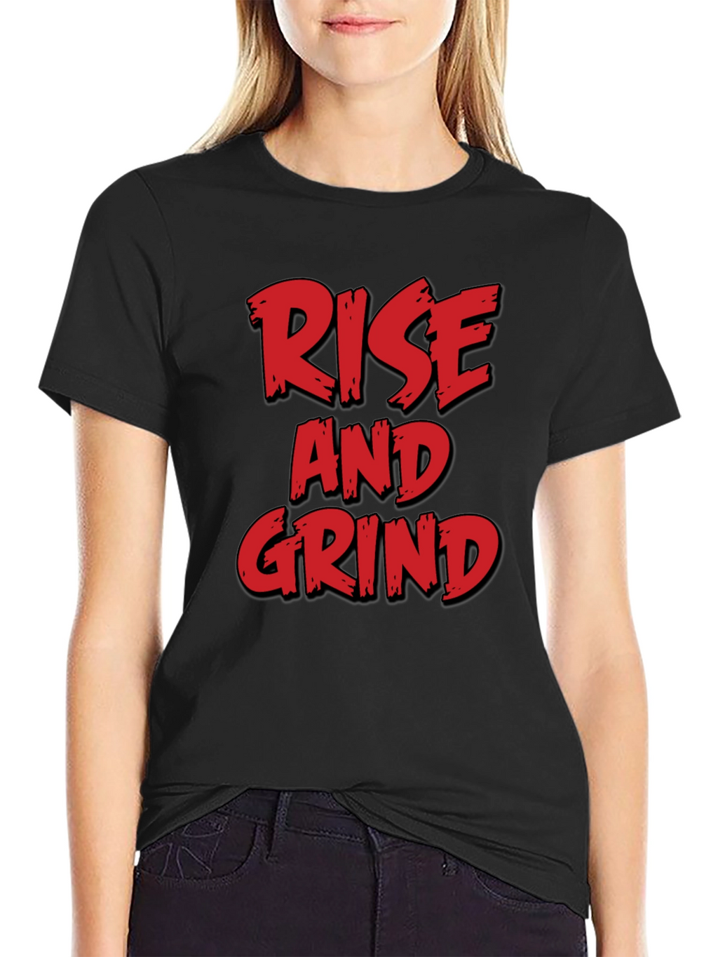 Rise and Grind Graphic Tee - Black T-Shirt