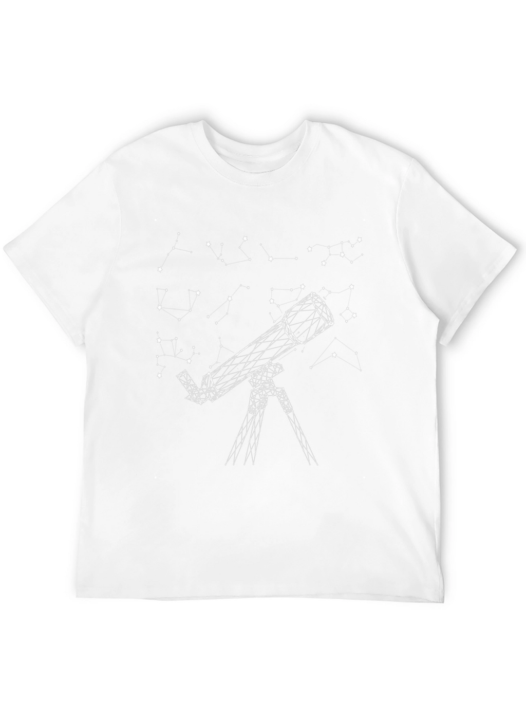 Telescope Constellation Graphic Black T-Shirt