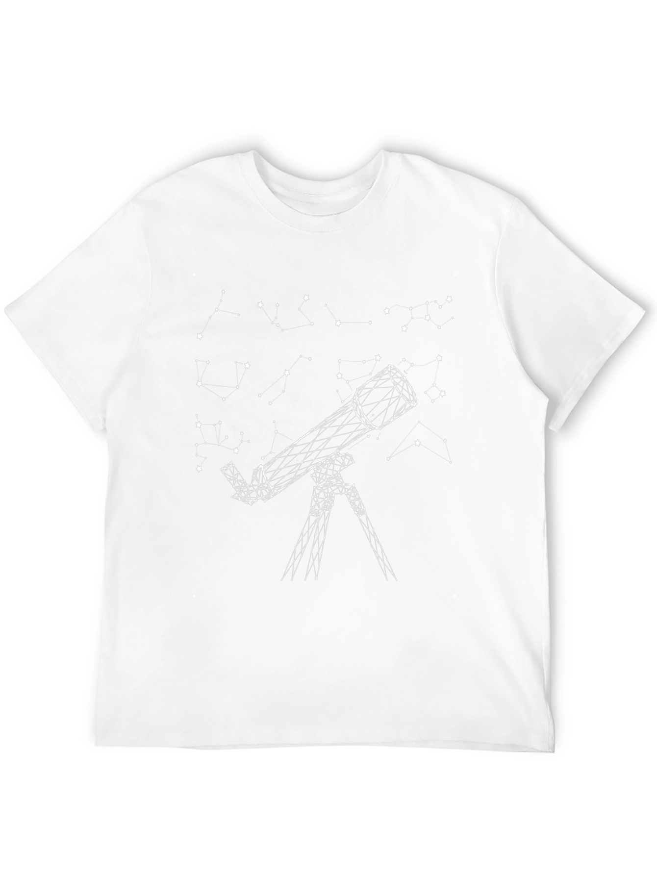 Telescope Constellation Graphic Black T-Shirt