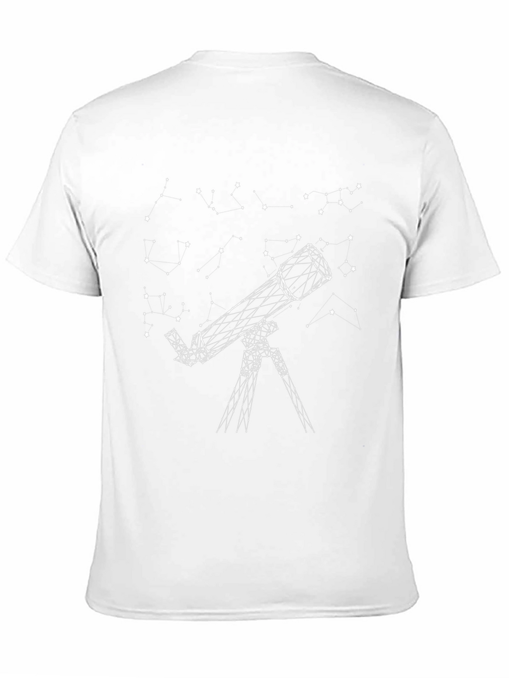 Telescope Constellation Graphic Black T-Shirt