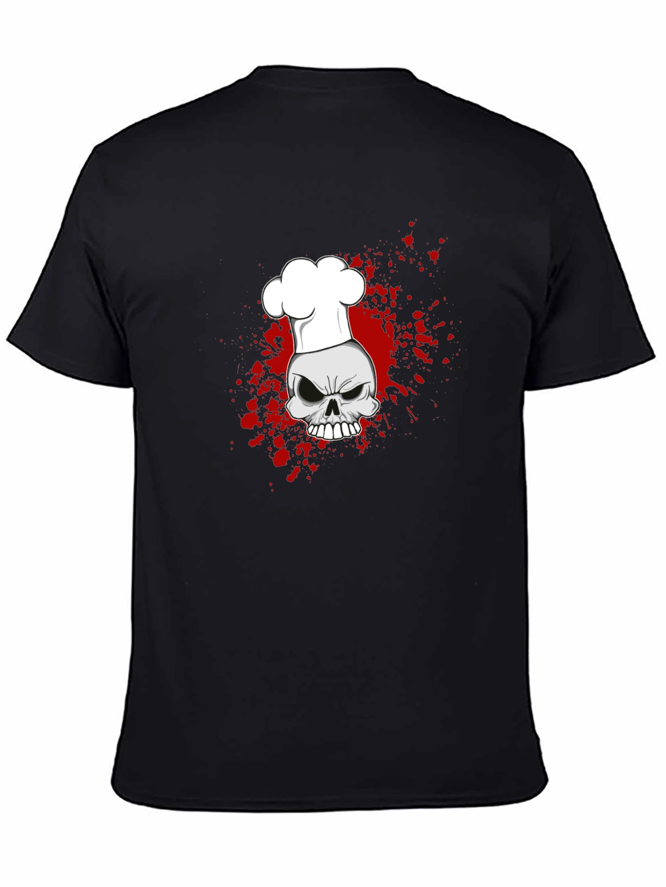 Chef Skull Graphic Tee - Culinary Horror Style