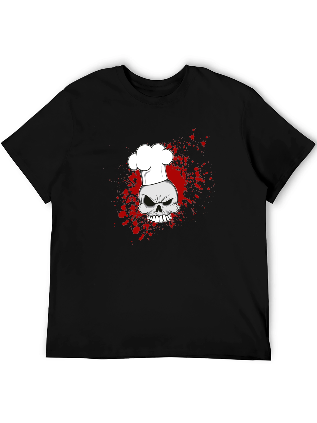 Chef Skull Graphic Tee - Culinary Horror Style
