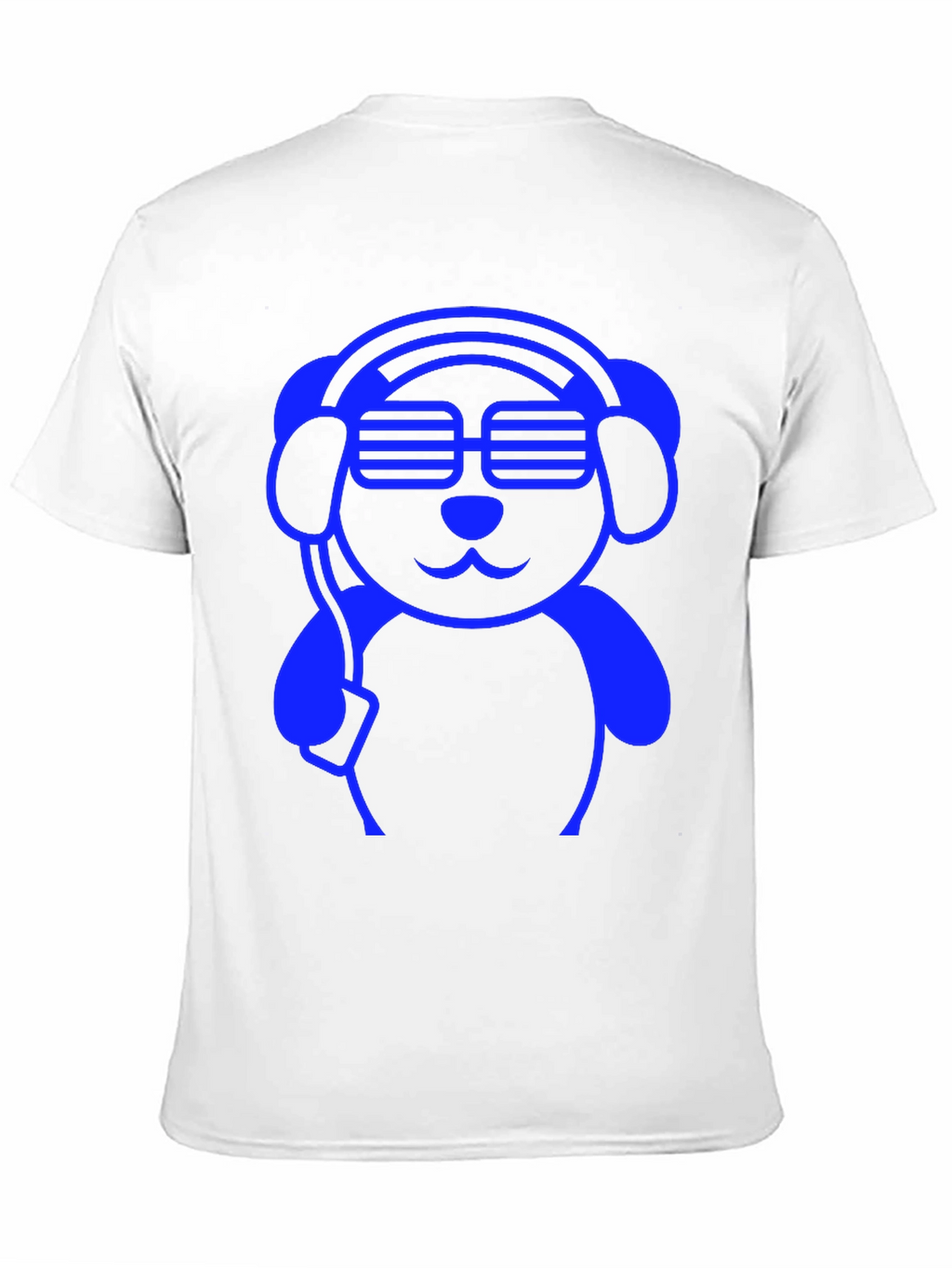 Cool Blue DJ Dog Graphic Tee
