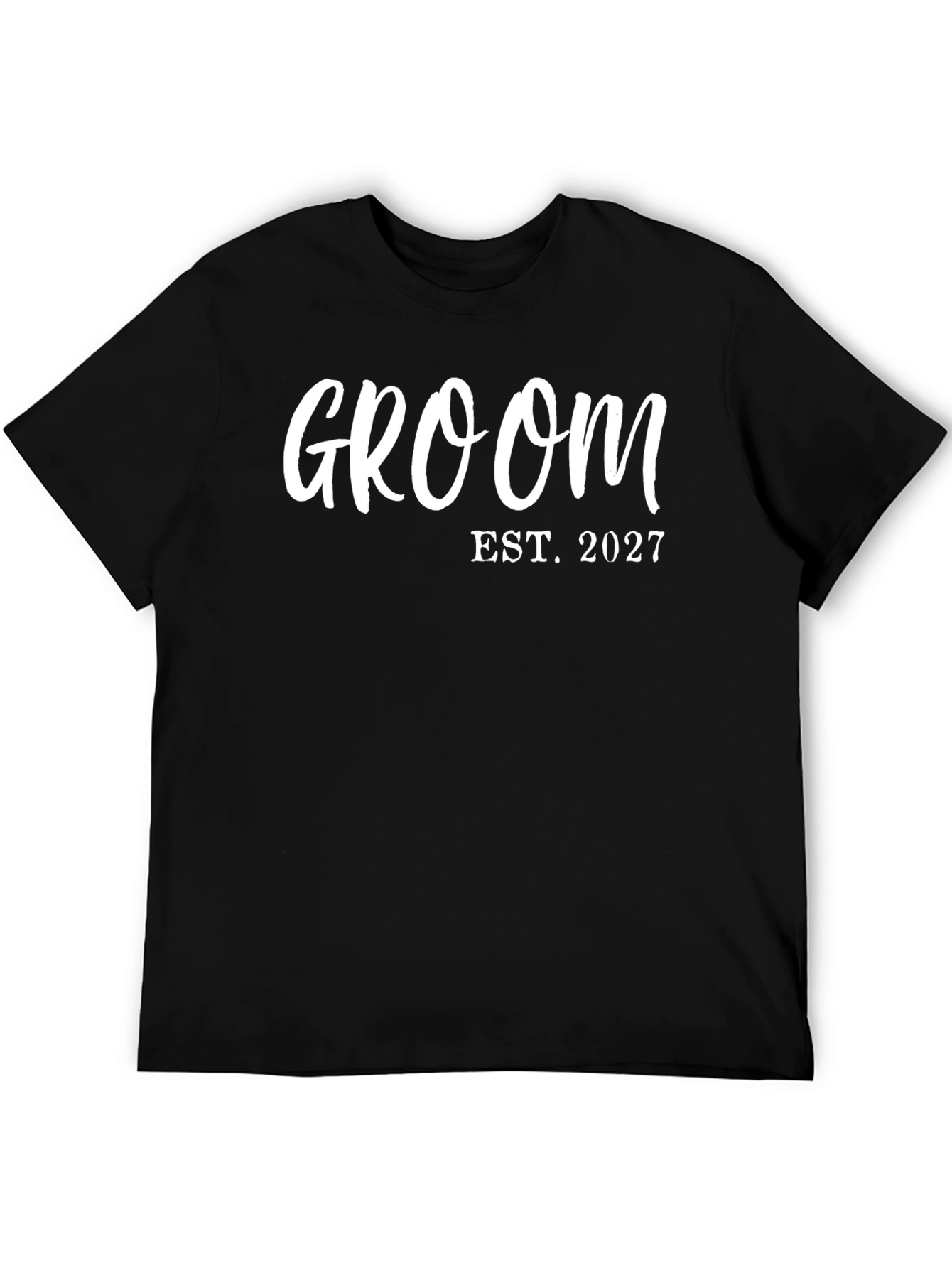 Groom Est. 2027 Wedding T-Shirt