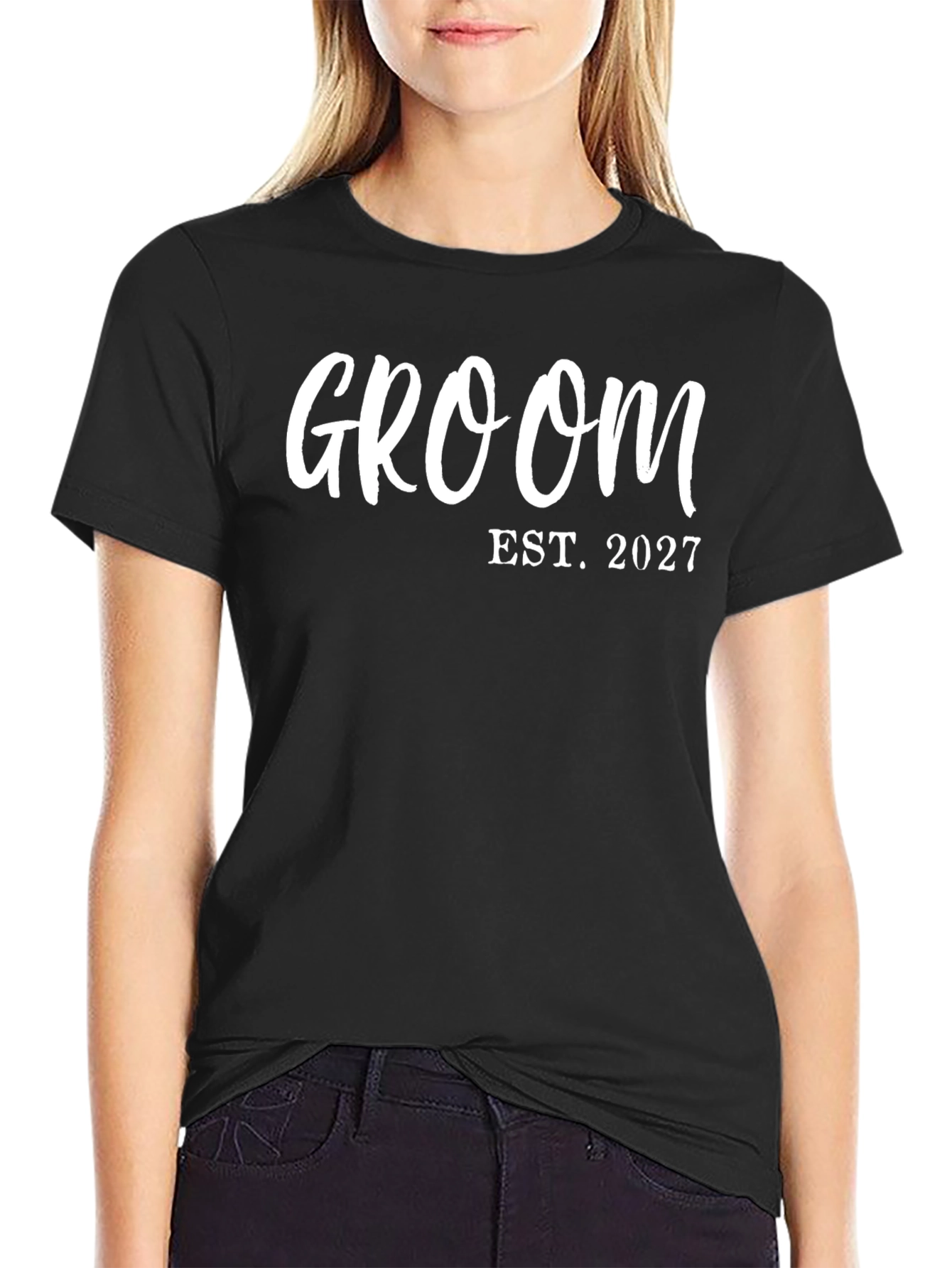 Groom Est. 2027 Wedding T-Shirt