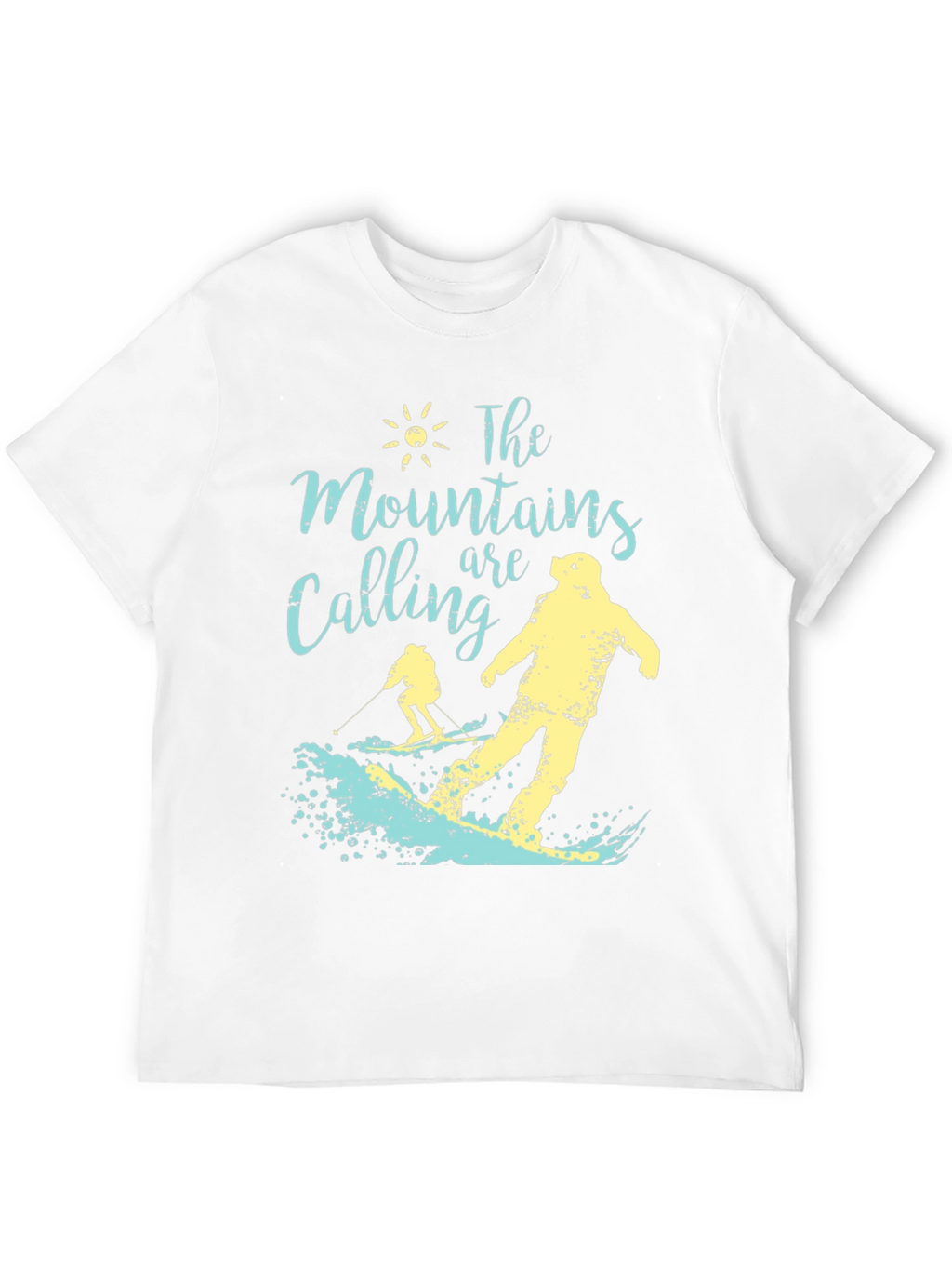 Mountains Calling T-Shirt - Ski and Snowboard Tee