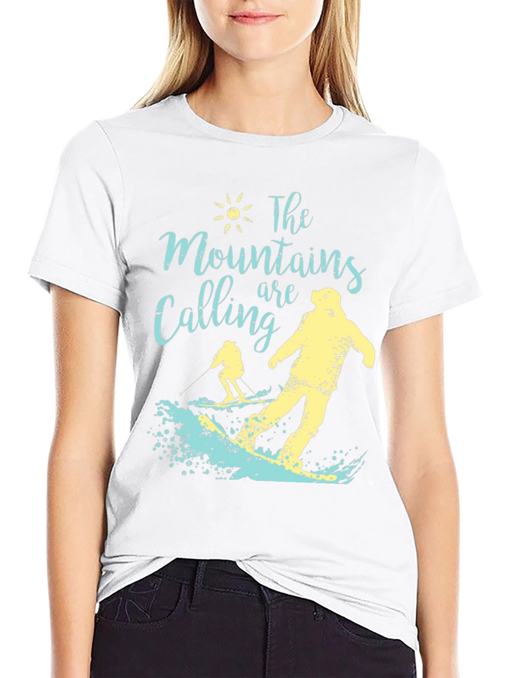 Mountains Calling T-Shirt - Ski and Snowboard Tee