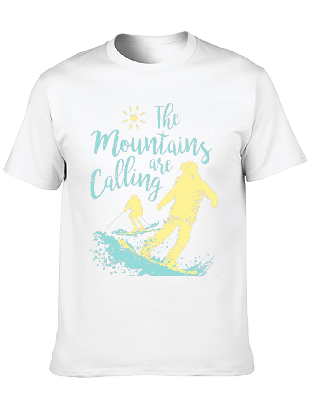 Mountains Calling T-Shirt - Ski and Snowboard Tee