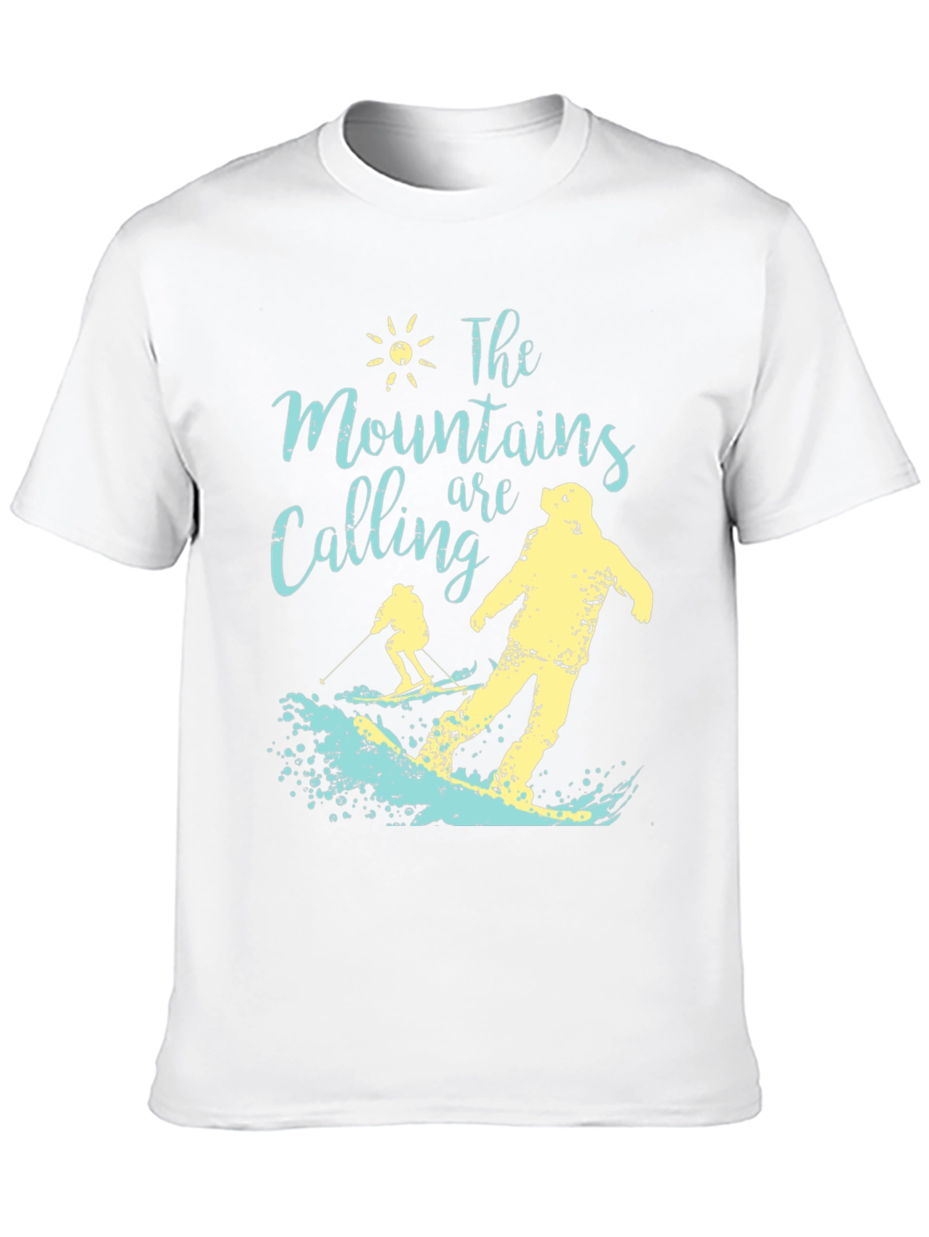 Mountains Calling T-Shirt - Ski and Snowboard Tee