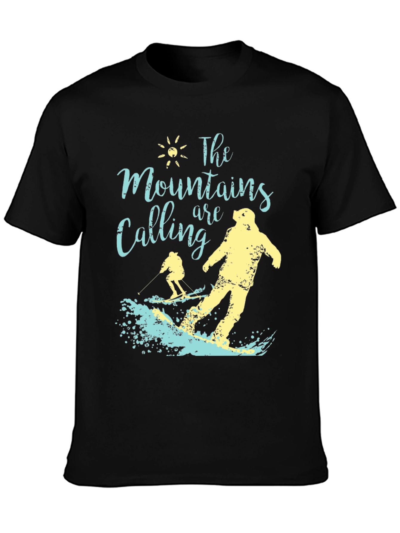 Mountains Calling T-Shirt - Ski and Snowboard Tee