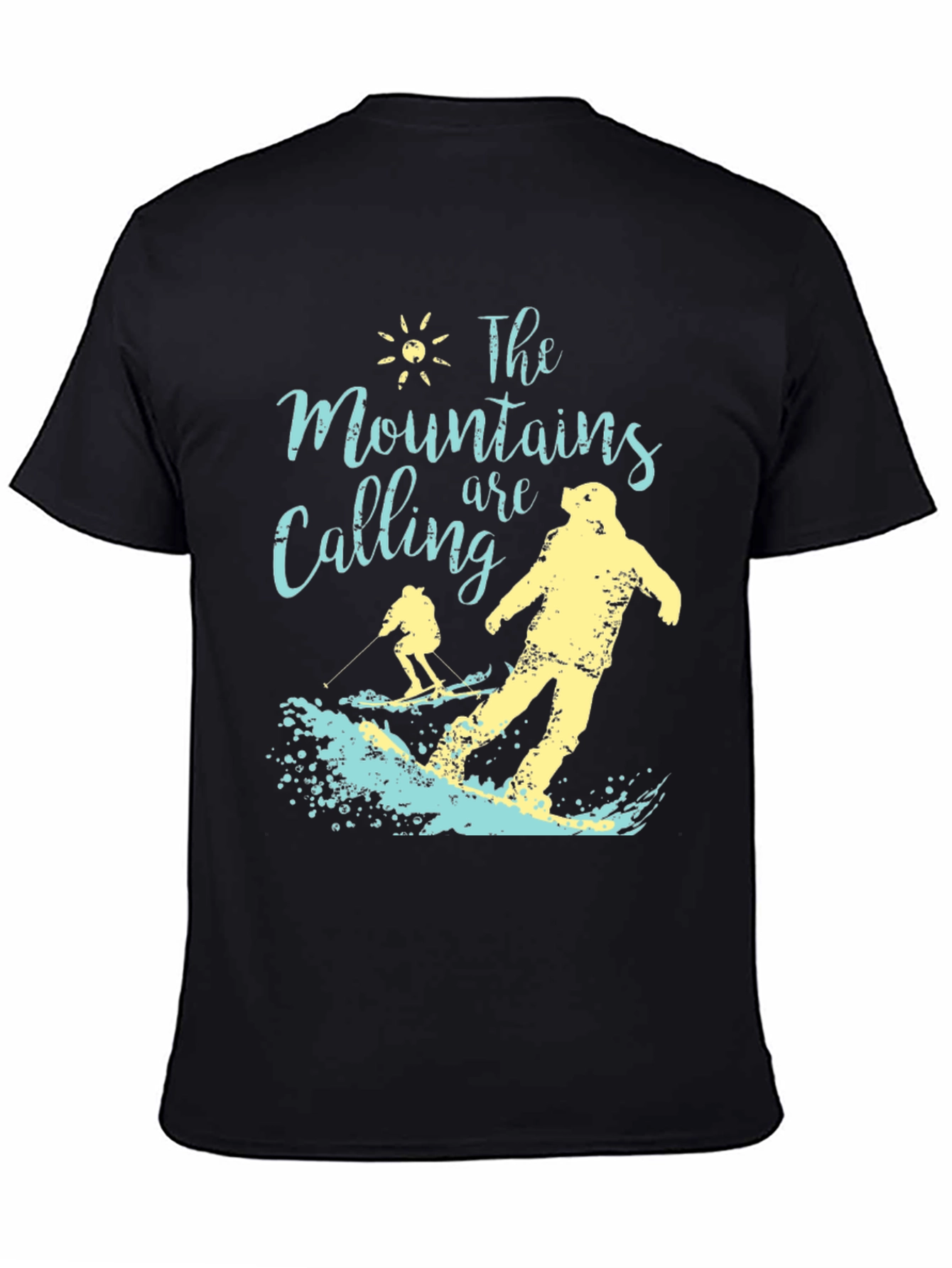 Mountains Calling T-Shirt - Ski and Snowboard Tee