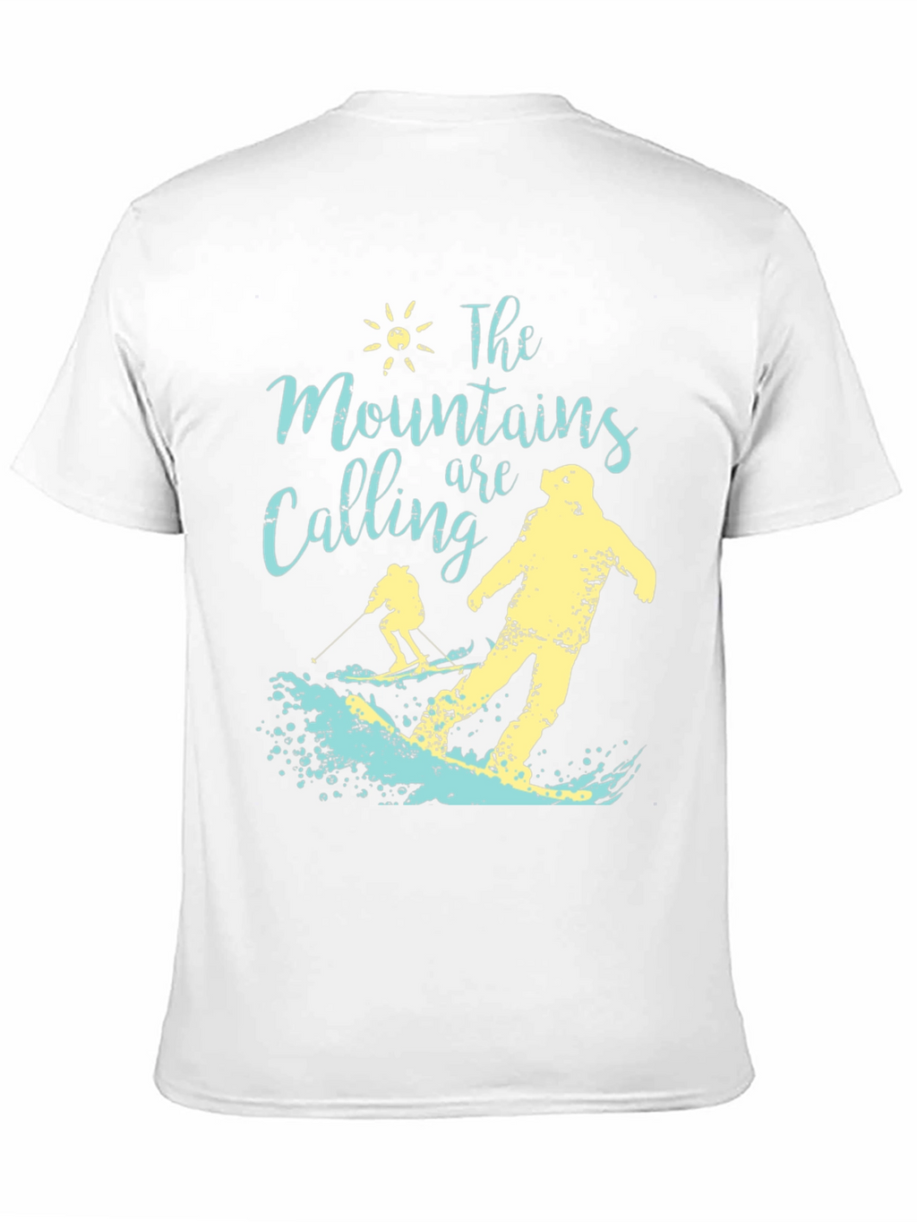 Mountains Calling T-Shirt - Ski and Snowboard Tee