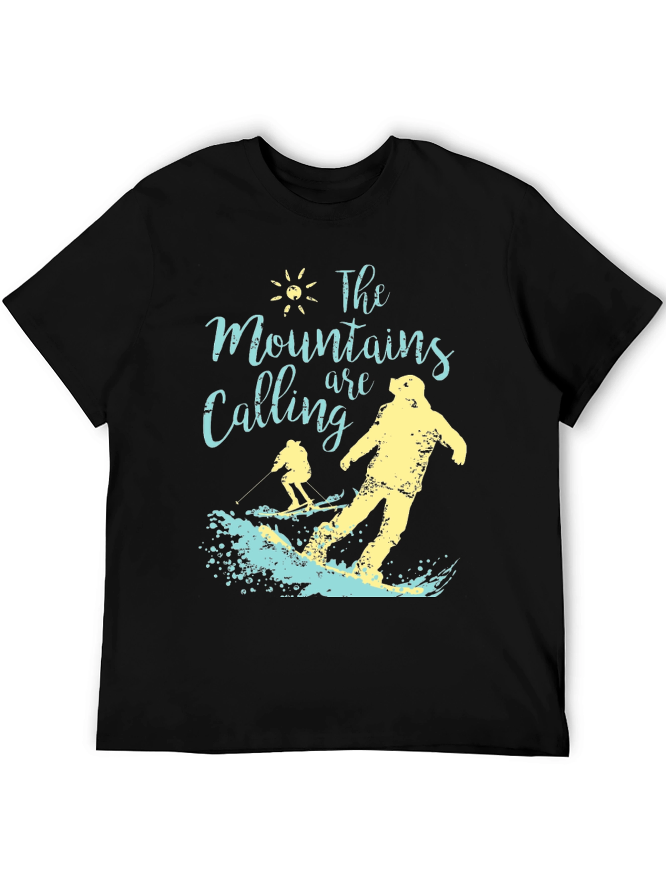 Mountains Calling T-Shirt - Ski and Snowboard Tee