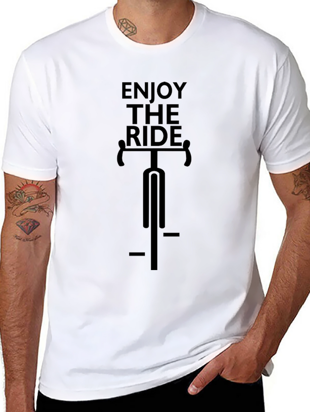 Enjoy The Ride Graphic T-Shirt - Black