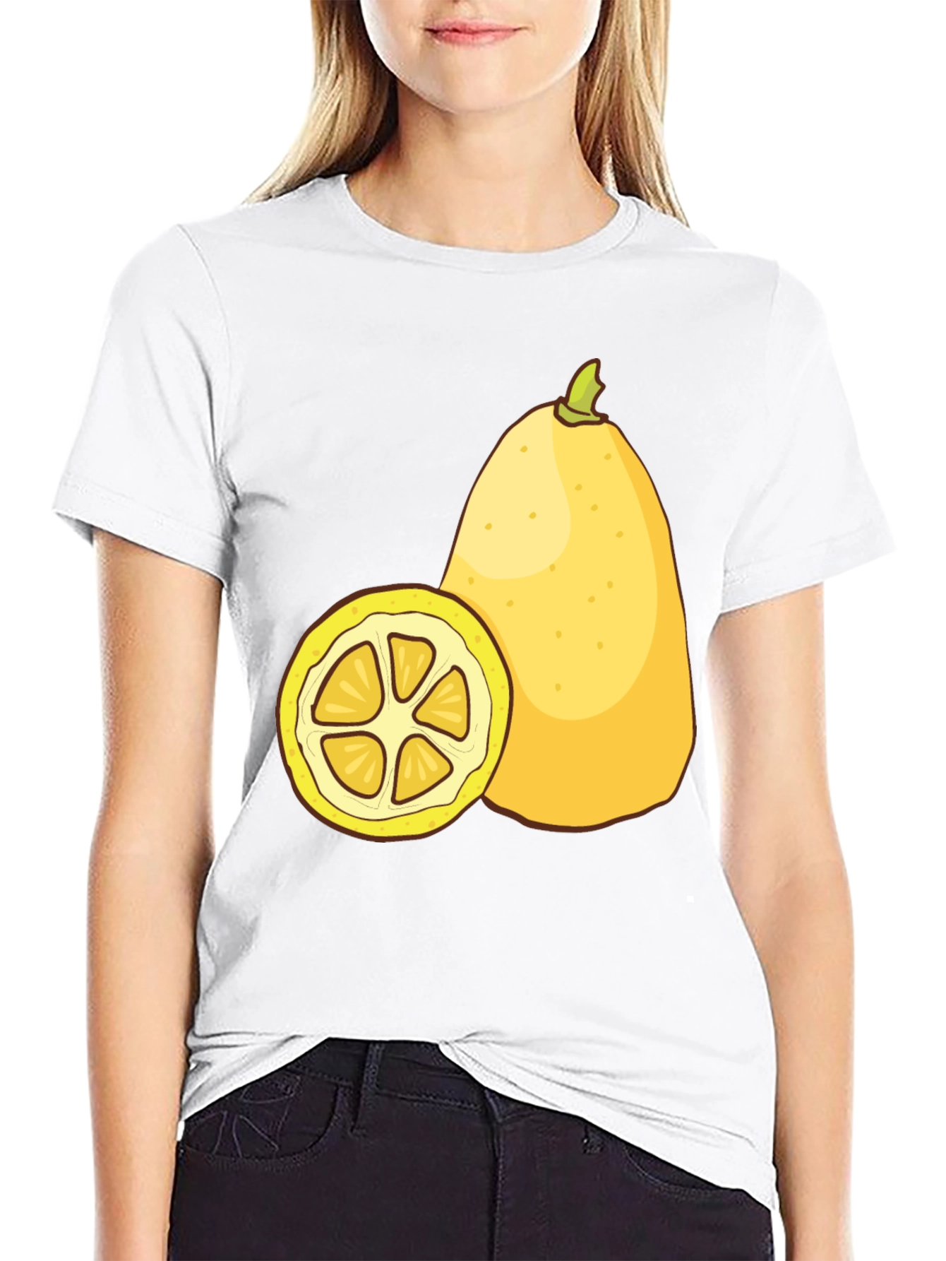 Citrus Fruit Graphic Tee - Refreshing Summer Style