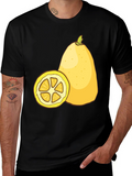 Citrus Fruit Graphic Tee - Refreshing Summer Style