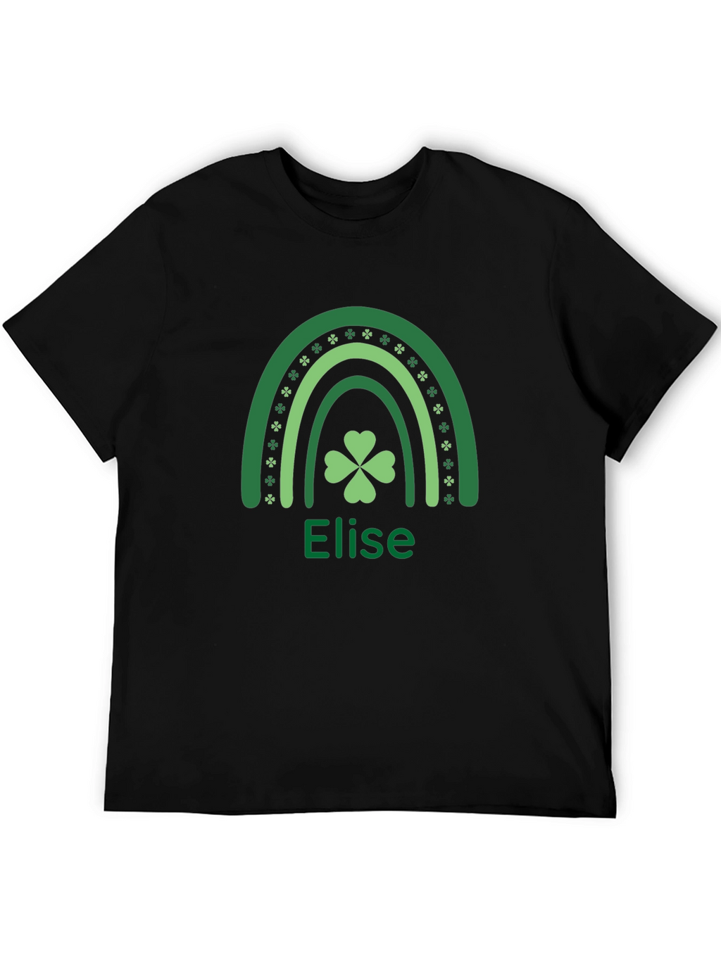 St. Patricks Day Elise Shamrock Rainbow T-Shirt