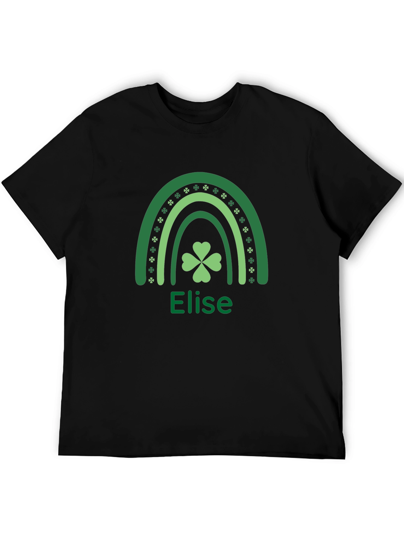 St. Patricks Day Elise Shamrock Rainbow T-Shirt