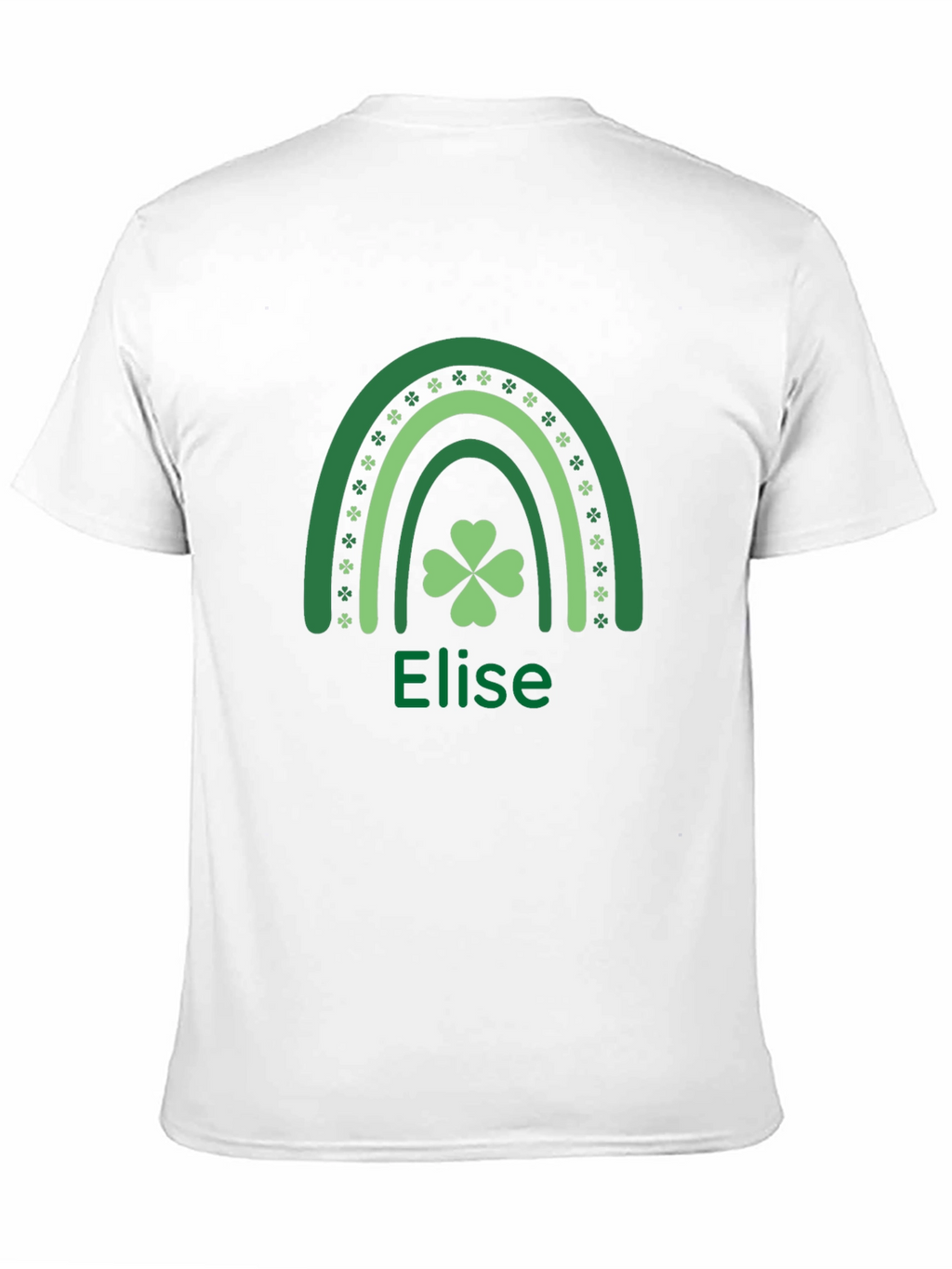 St. Patricks Day Elise Shamrock Rainbow T-Shirt