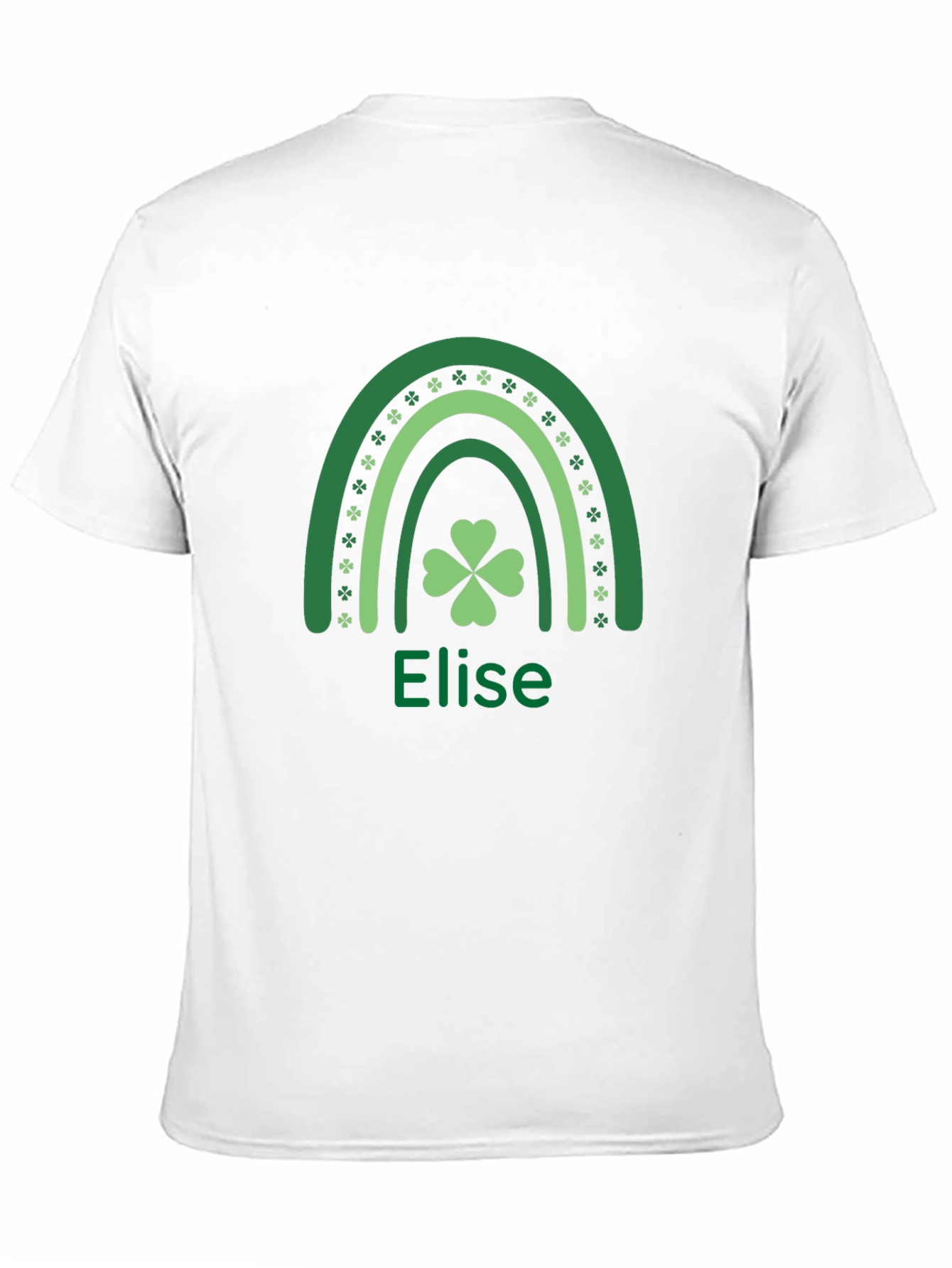 St. Patricks Day Elise Shamrock Rainbow T-Shirt