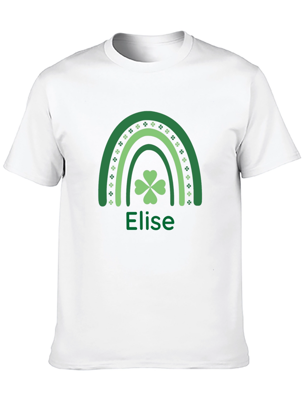 St. Patricks Day Elise Shamrock Rainbow T-Shirt