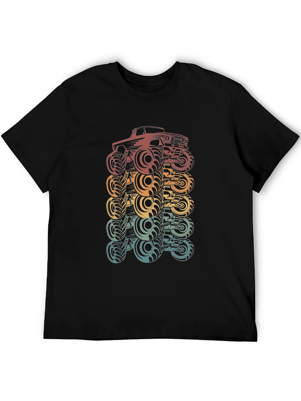Retro Monster Truck Graphic T-Shirt