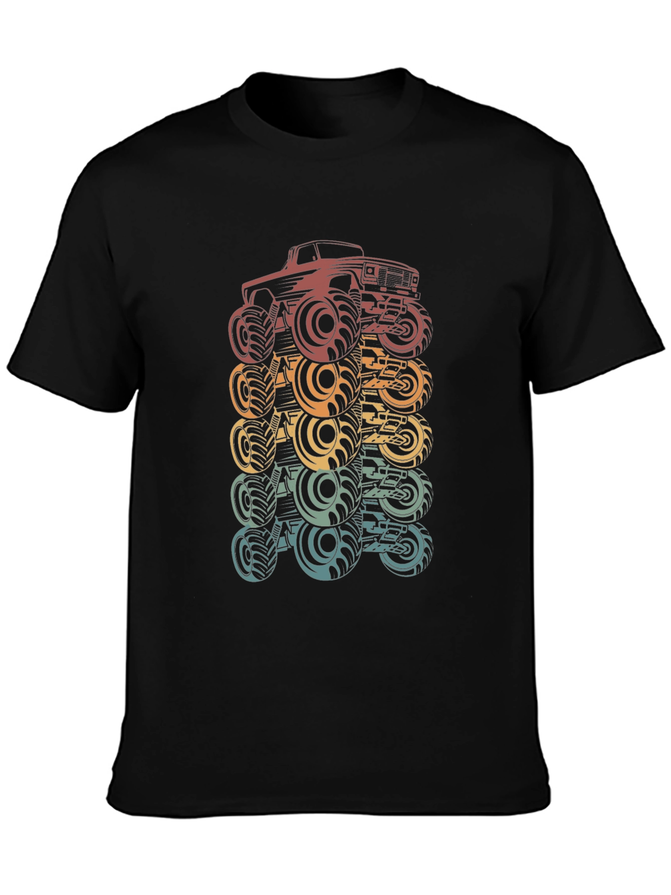 Retro Monster Truck Graphic T-Shirt