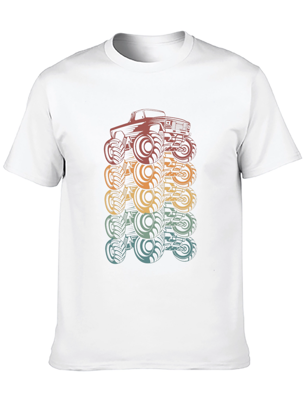 Retro Monster Truck Graphic T-Shirt