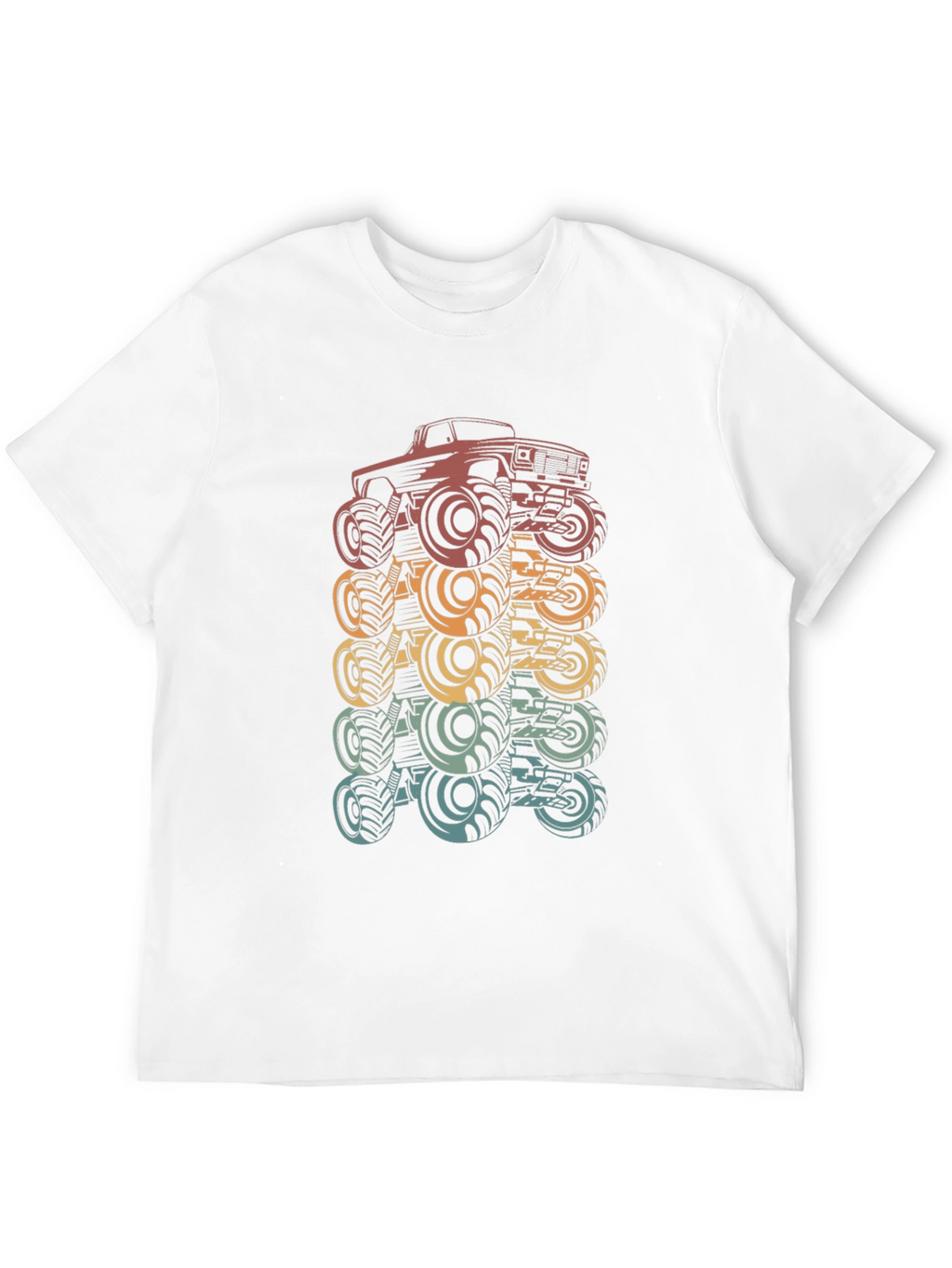 Retro Monster Truck Graphic T-Shirt