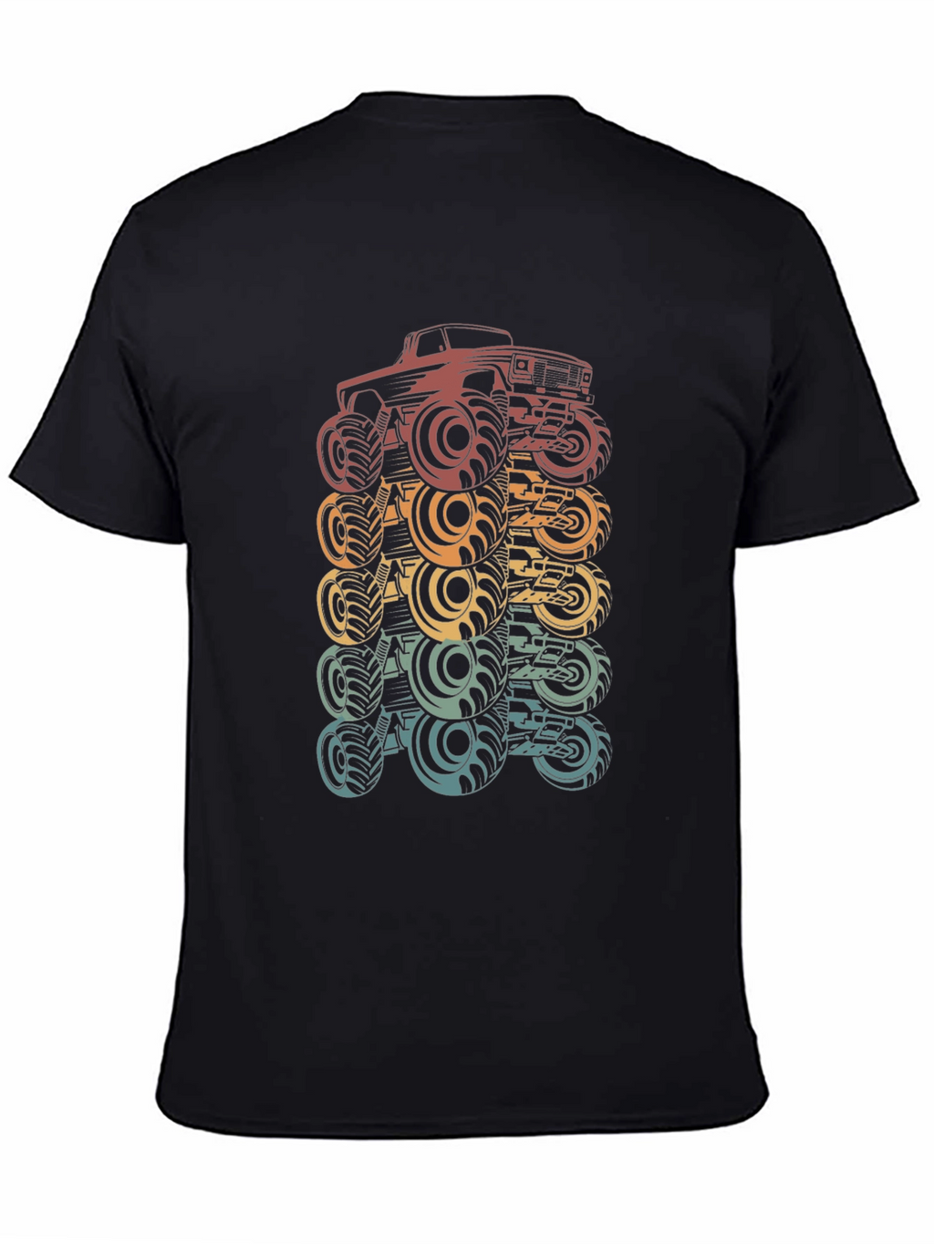 Retro Monster Truck Graphic T-Shirt