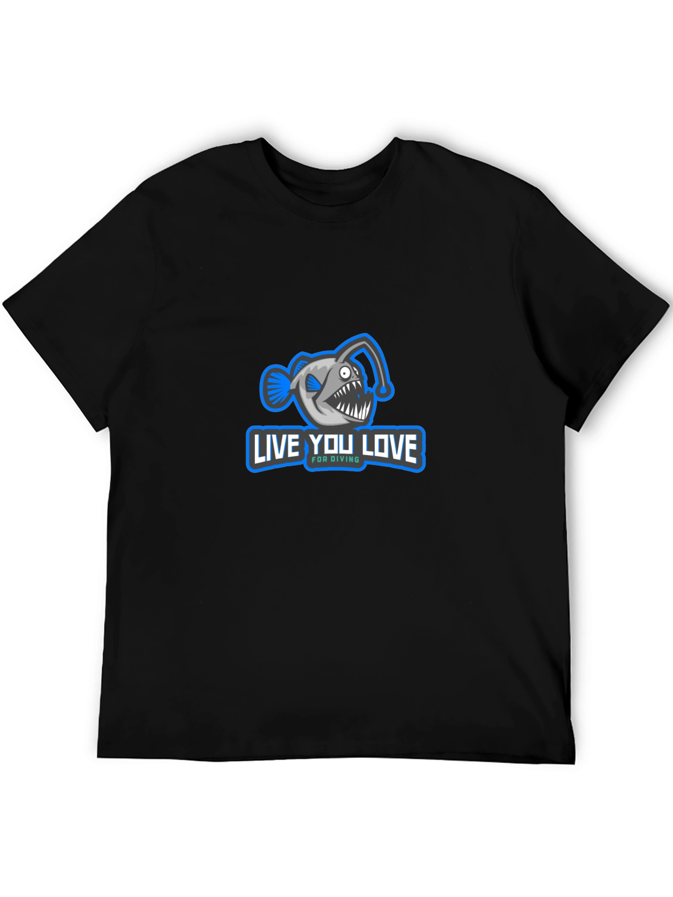 Live You Love Anglerfish Diving T-Shirt