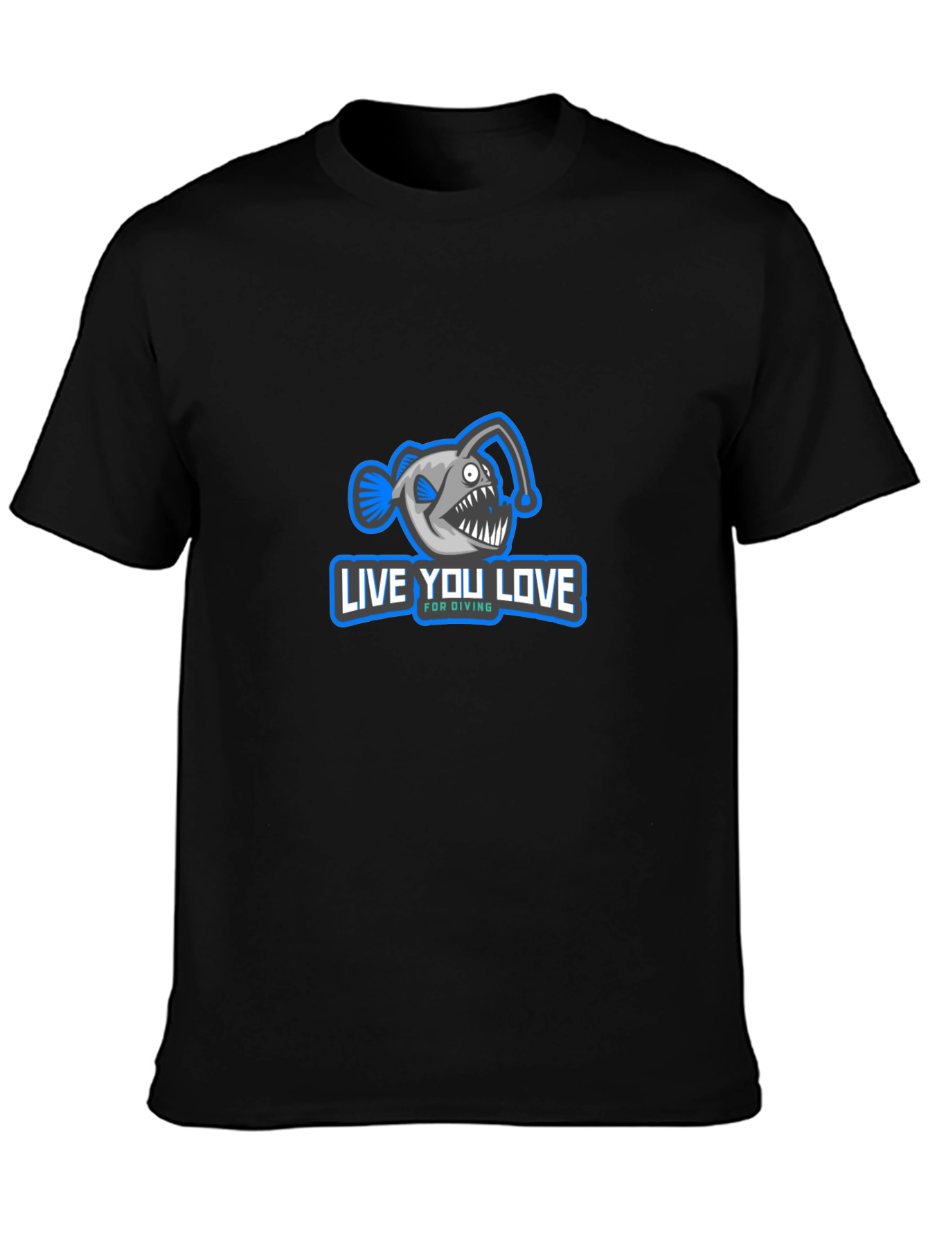 Live You Love Anglerfish Diving T-Shirt