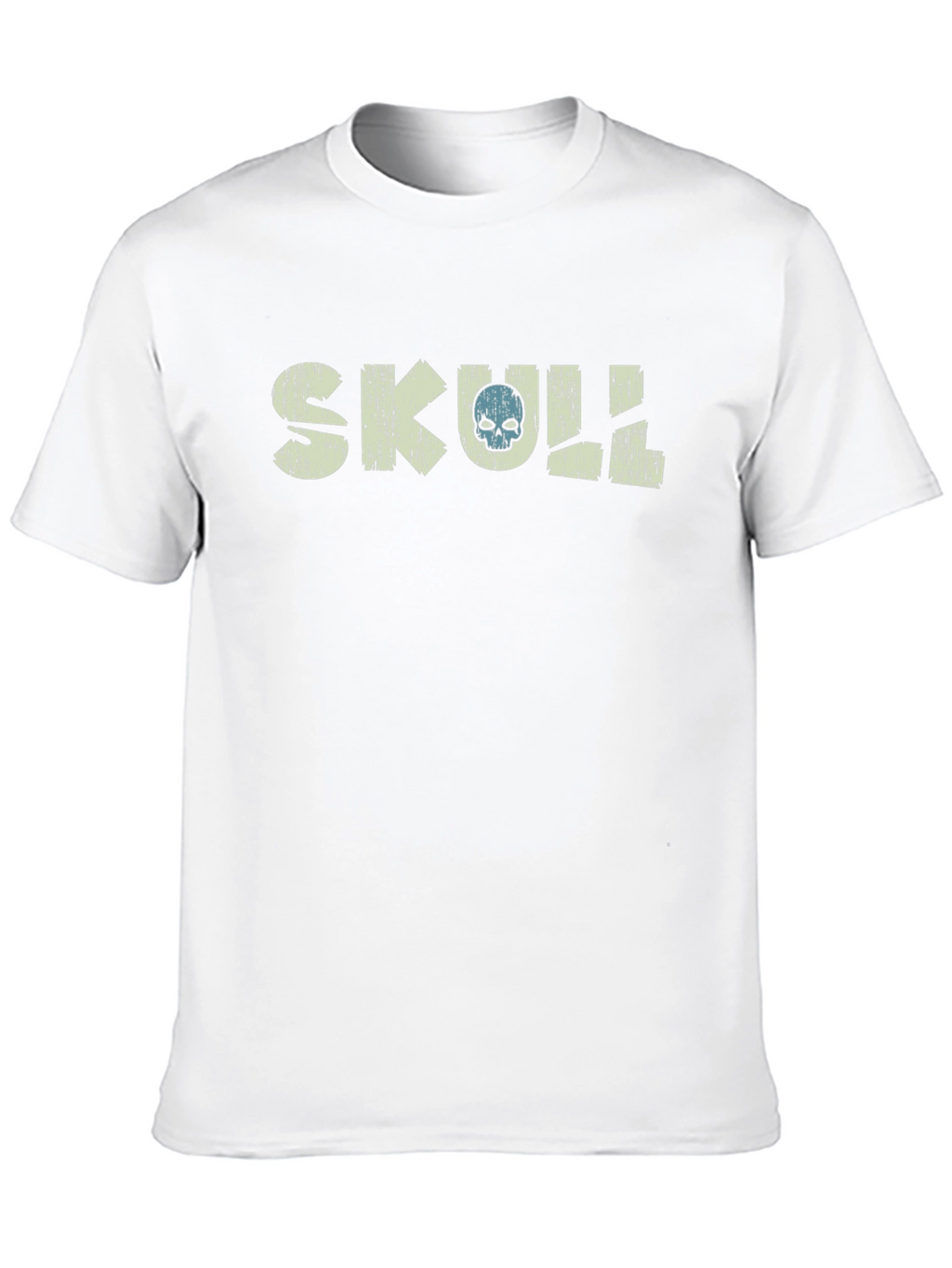 Skull Graphic Print Black T-Shirt