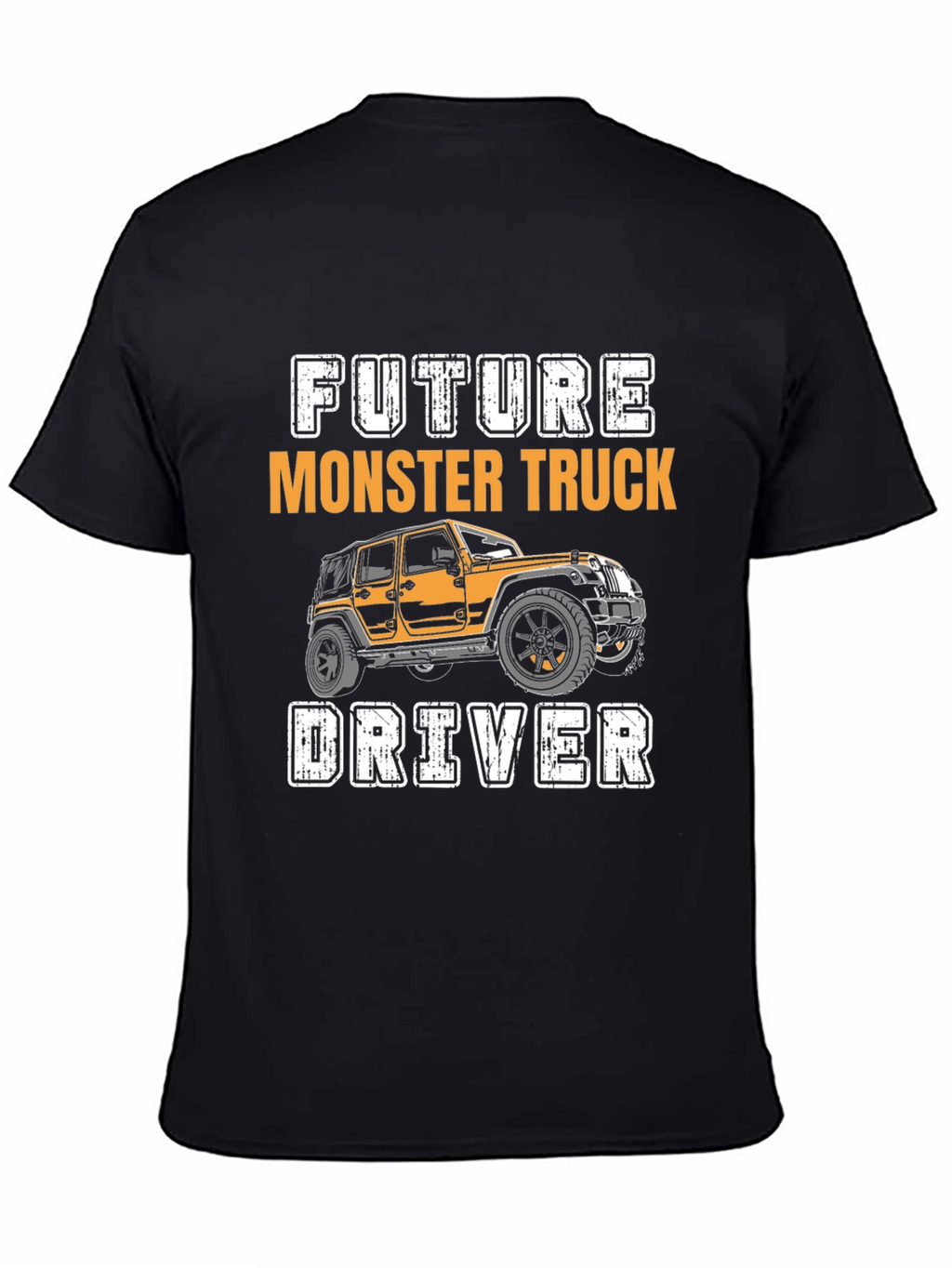 Future Monster Truck Driver Black Graphic Tee