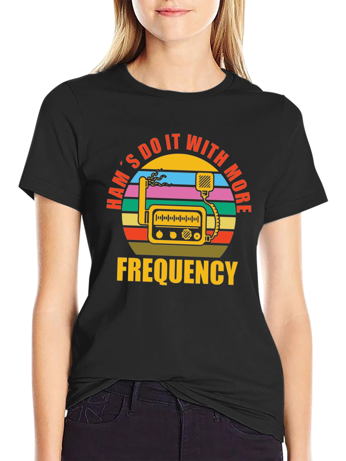 Ham Radio Operator T-Shirt - Do It With More Frequency